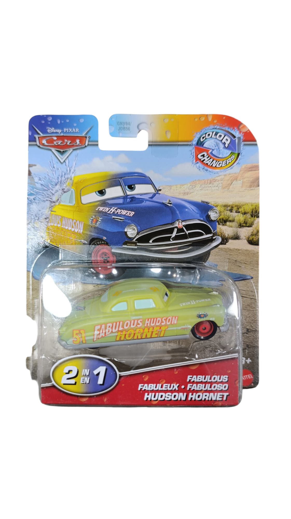 Disney Cars Color Changers HUDSON HORNET JHG35