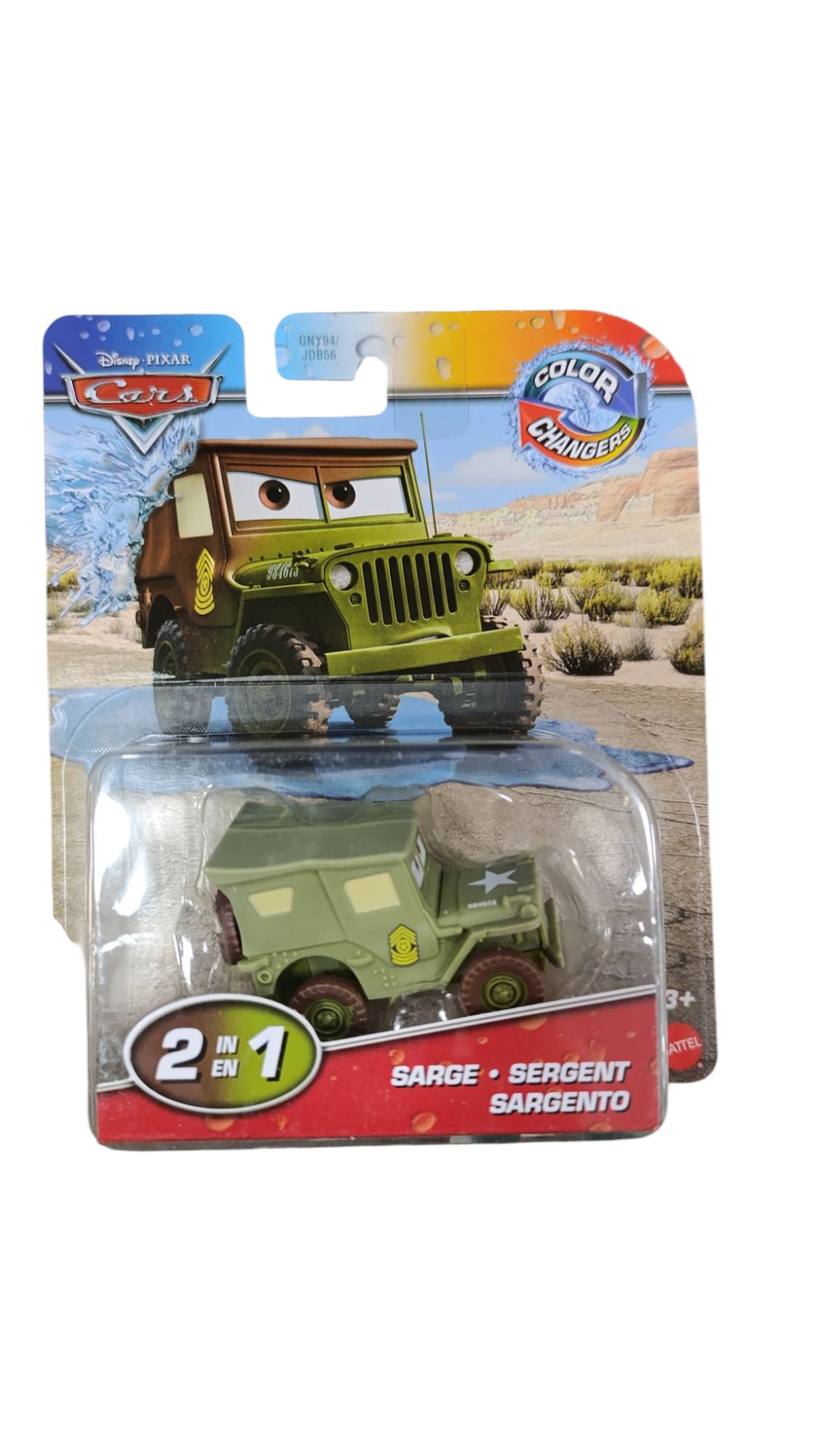 Disney Cars Color Changers SARGENTO JHG34