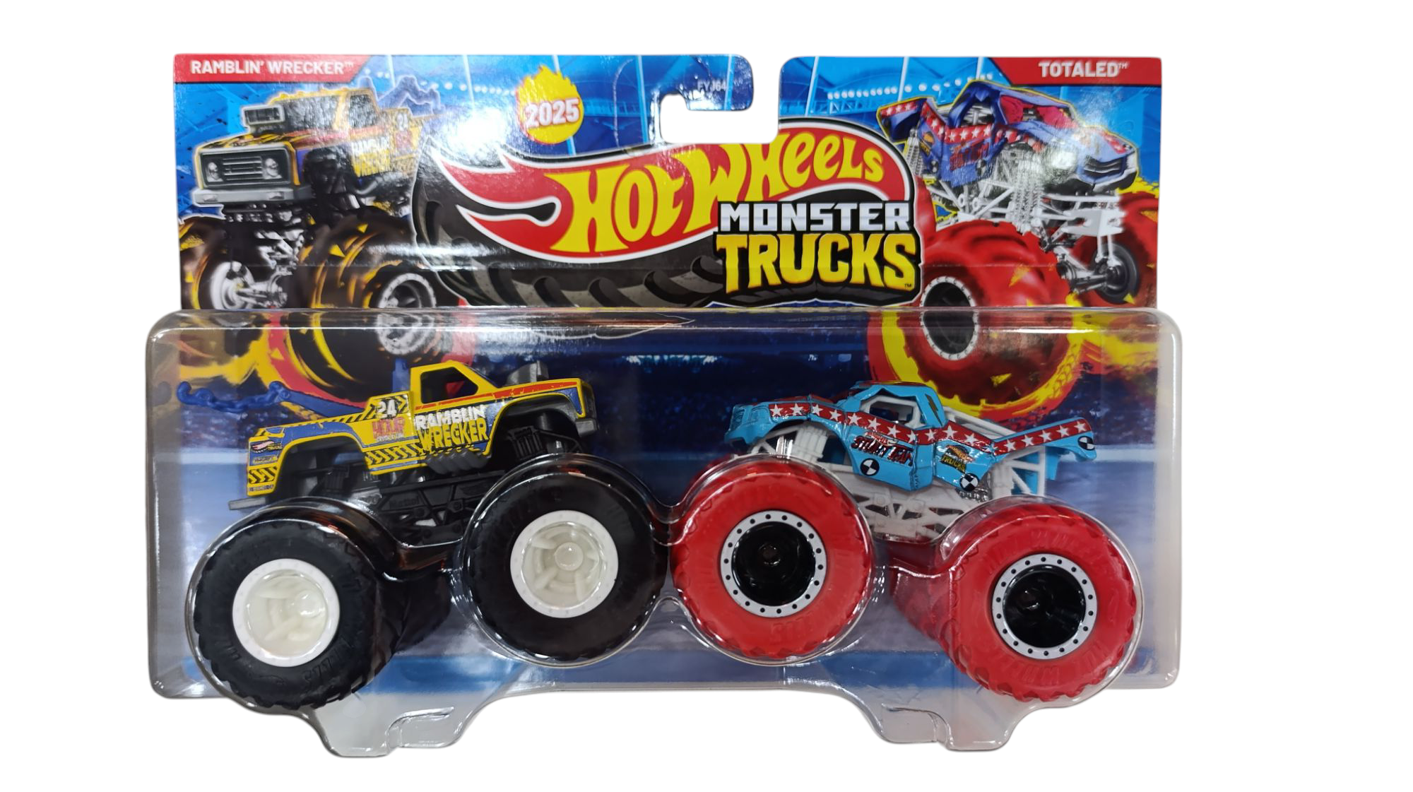 pack 2 MONSTER TRUCKS HOT WHEELS JCC67