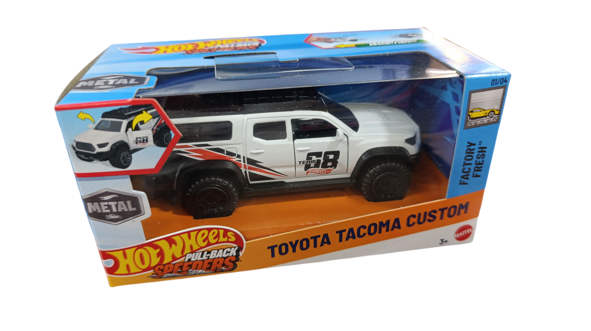 HOT WHEELS Pull-Back SPEEDERS TOYOTA TACOMA CUSTOM JCL98