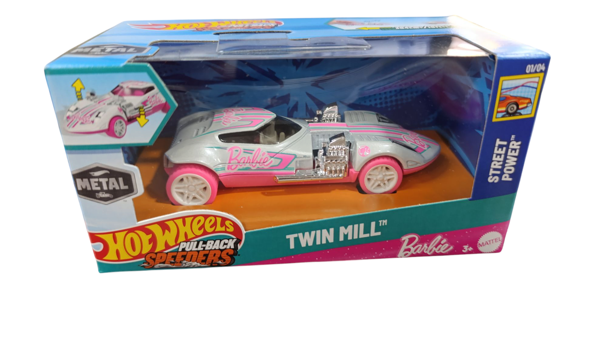 HOT WHEELS Pull-Back SPEEDERS TWIN MILL JCM06