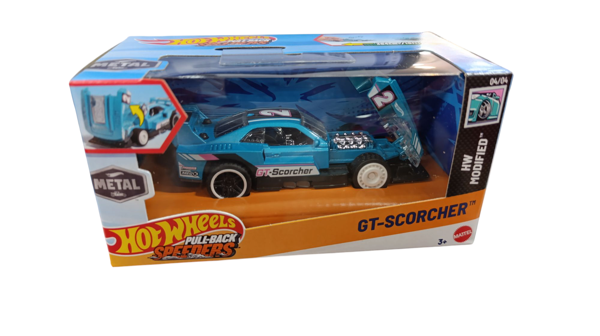 HOT WHEELS Pull-Back SPEEDERS GT-SCORCHER HPR81