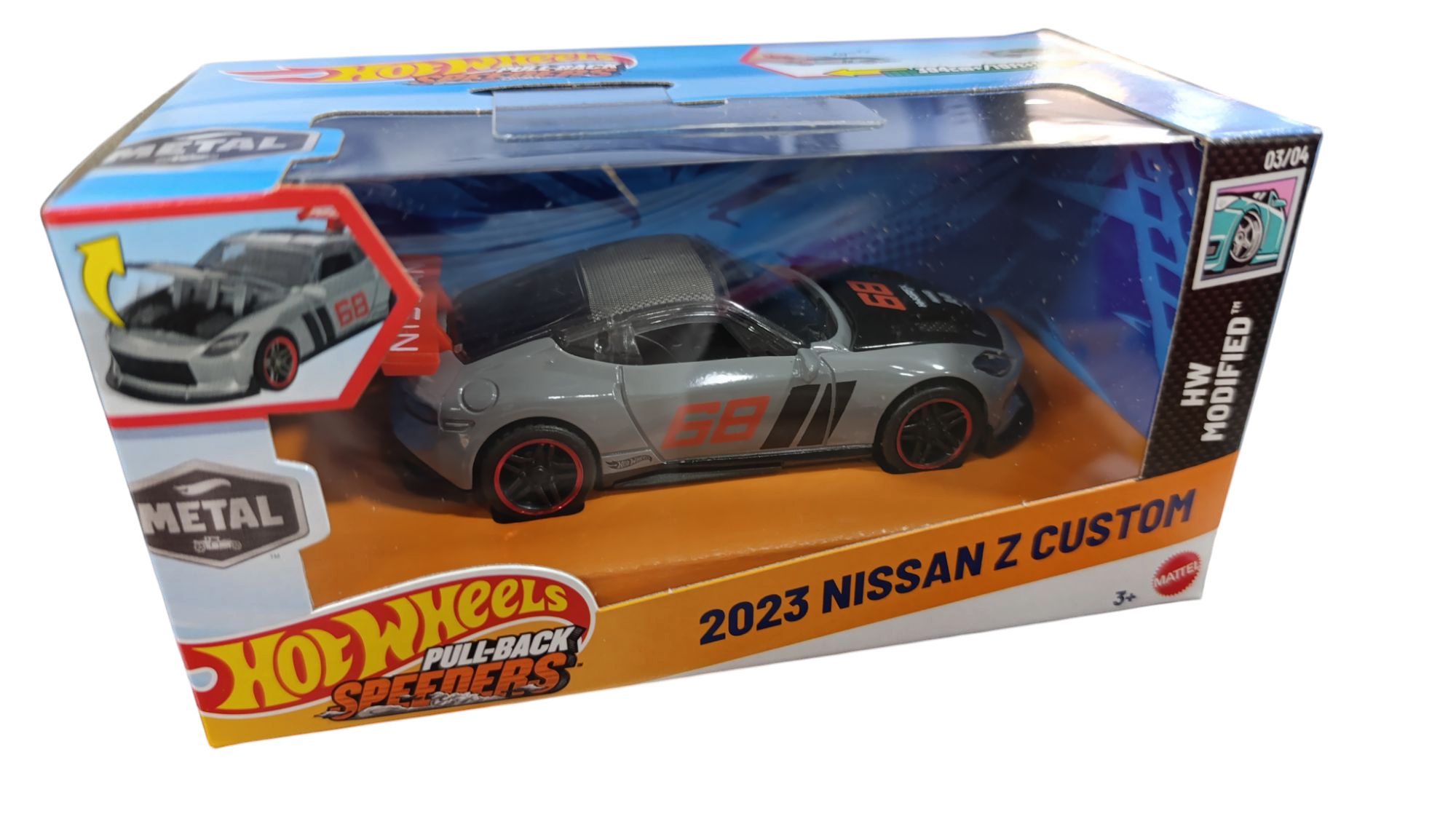HOT WHEELS Pull-Back SPEEDERS 2023 NISSAN Z CUSTOM JCM08