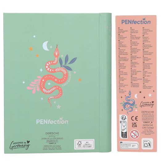 PENfection libreta con bolígrafos SERPIENTE de TOPMODEL 13627A