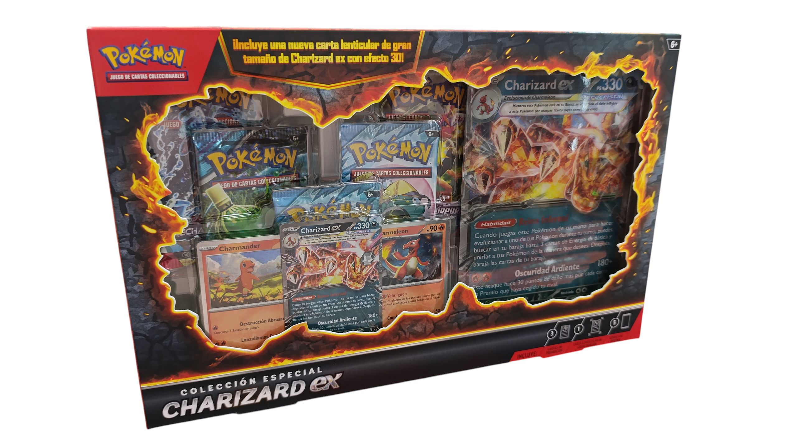 caja Colección Especial CHARIZARD EX de POKEMON en español