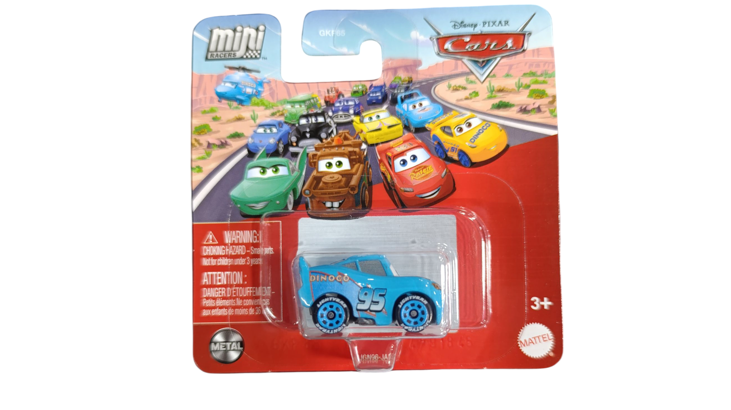 MINI RACERS Disney Cars DINOCO MCQUEEN JGN96