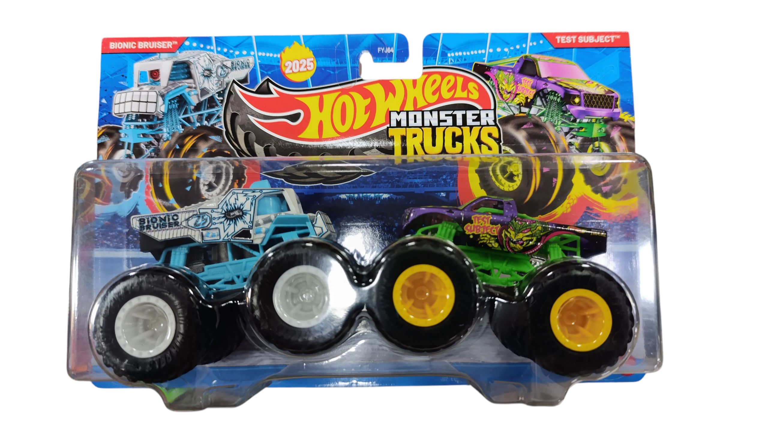 pack 2 Hot Wheels MONSTER TRUCKS JCC68
