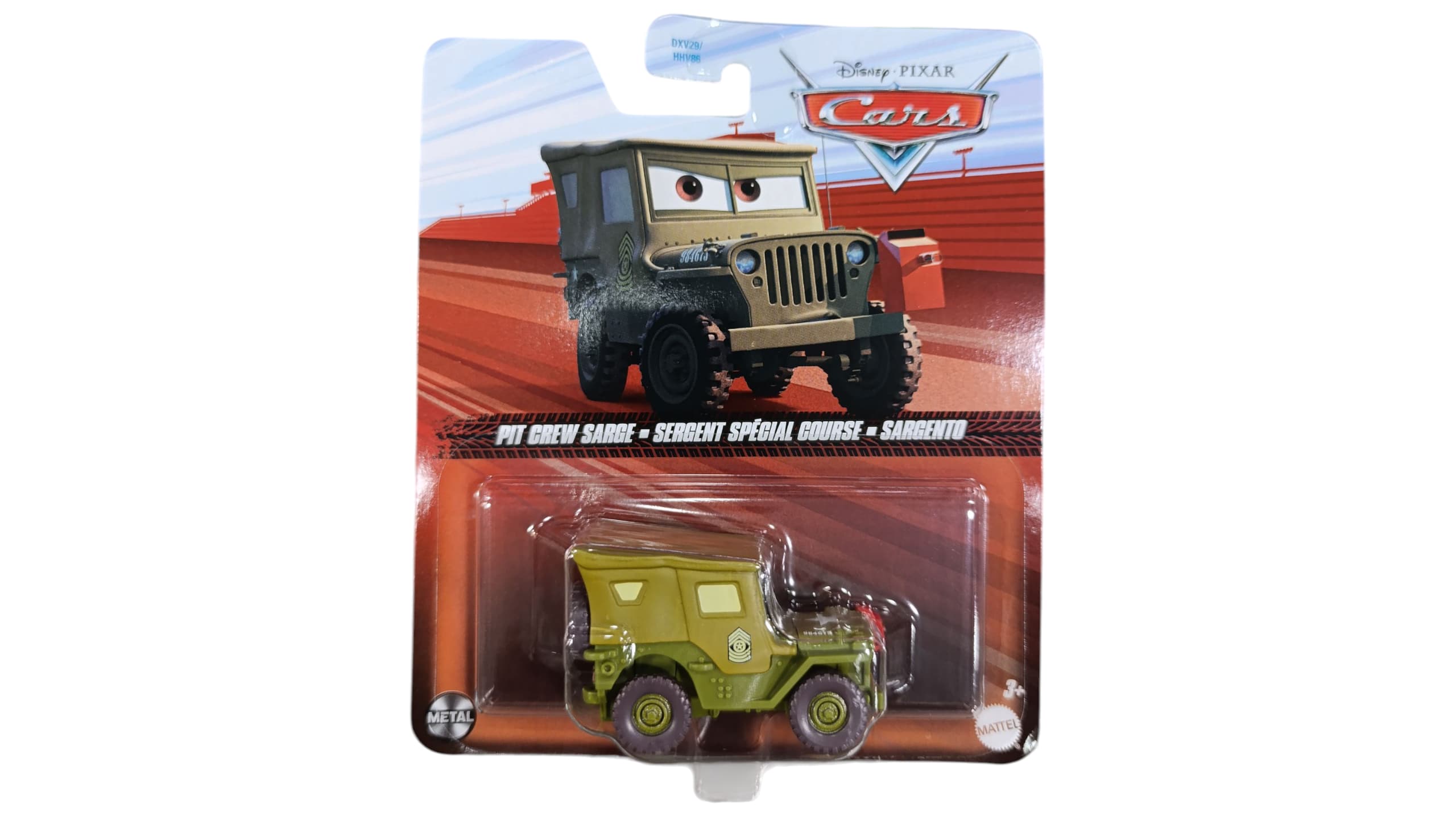 coche metal Disney Pixar CARS 1:55 SARGENTO JDL75