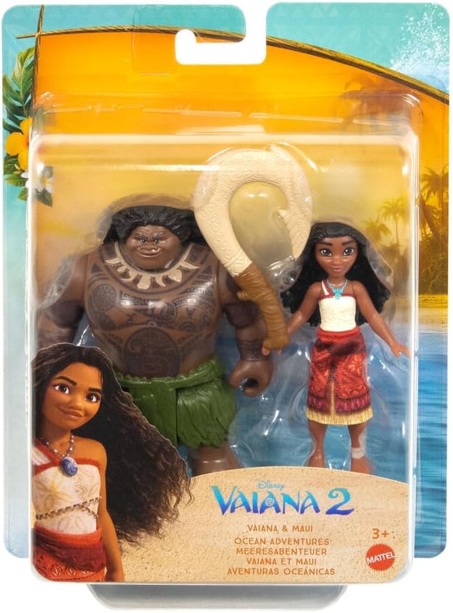 VAIANA & MAUI 10cm de MATTEL JDD45