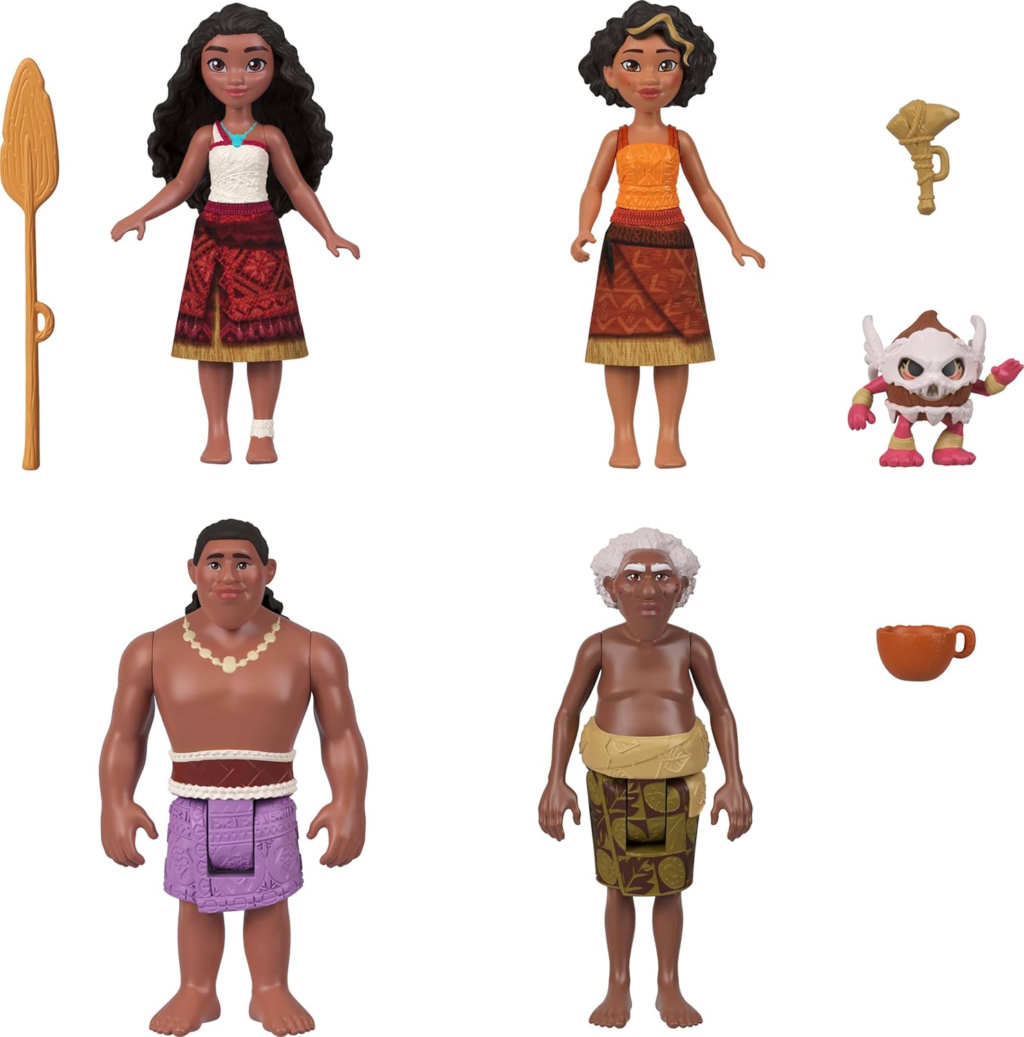playset disney VAIANA 2 de 10cm MATTEL JBT53