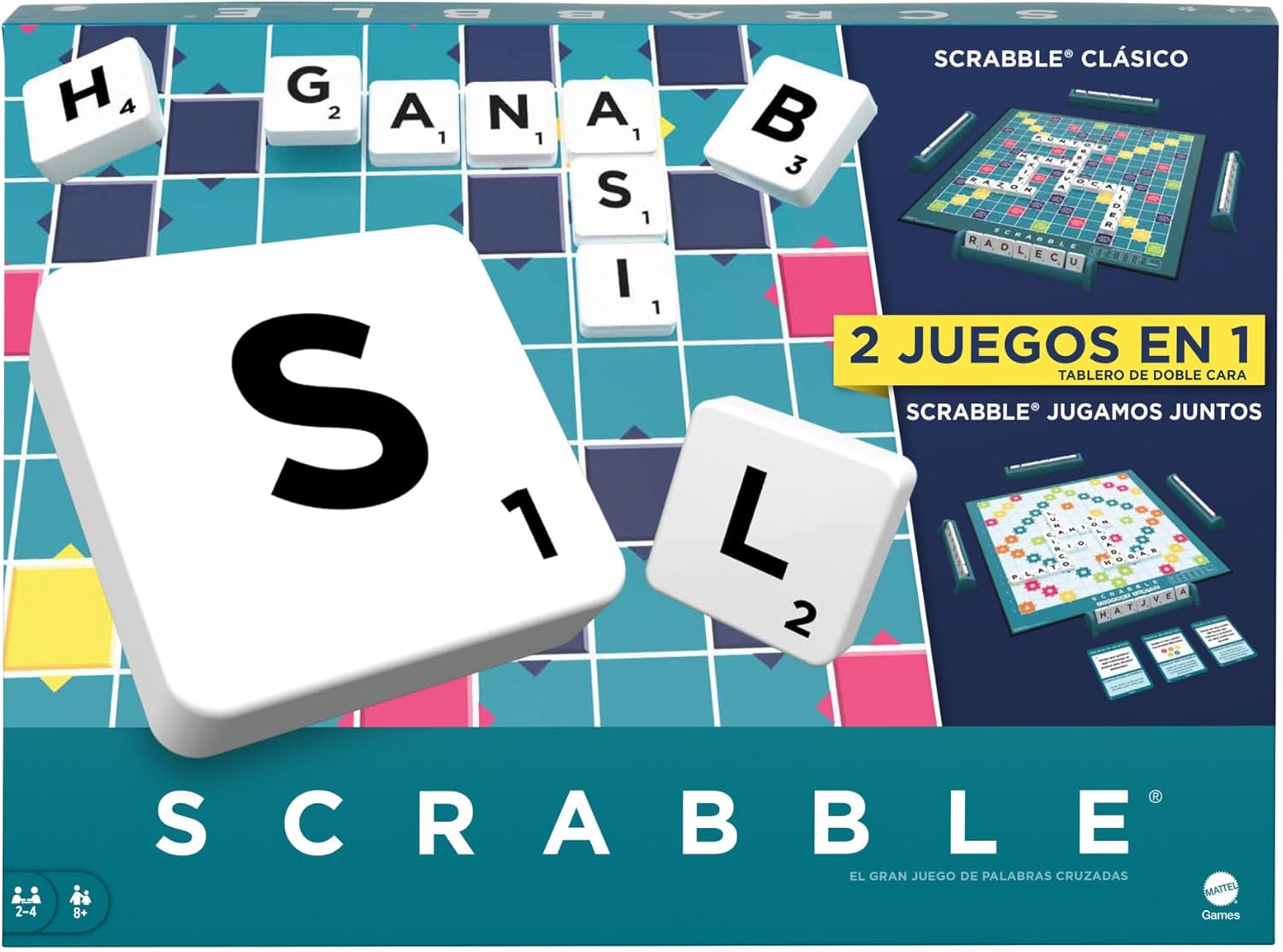 juego de mesa SCRABBLE clásico de MATTEL HXV99