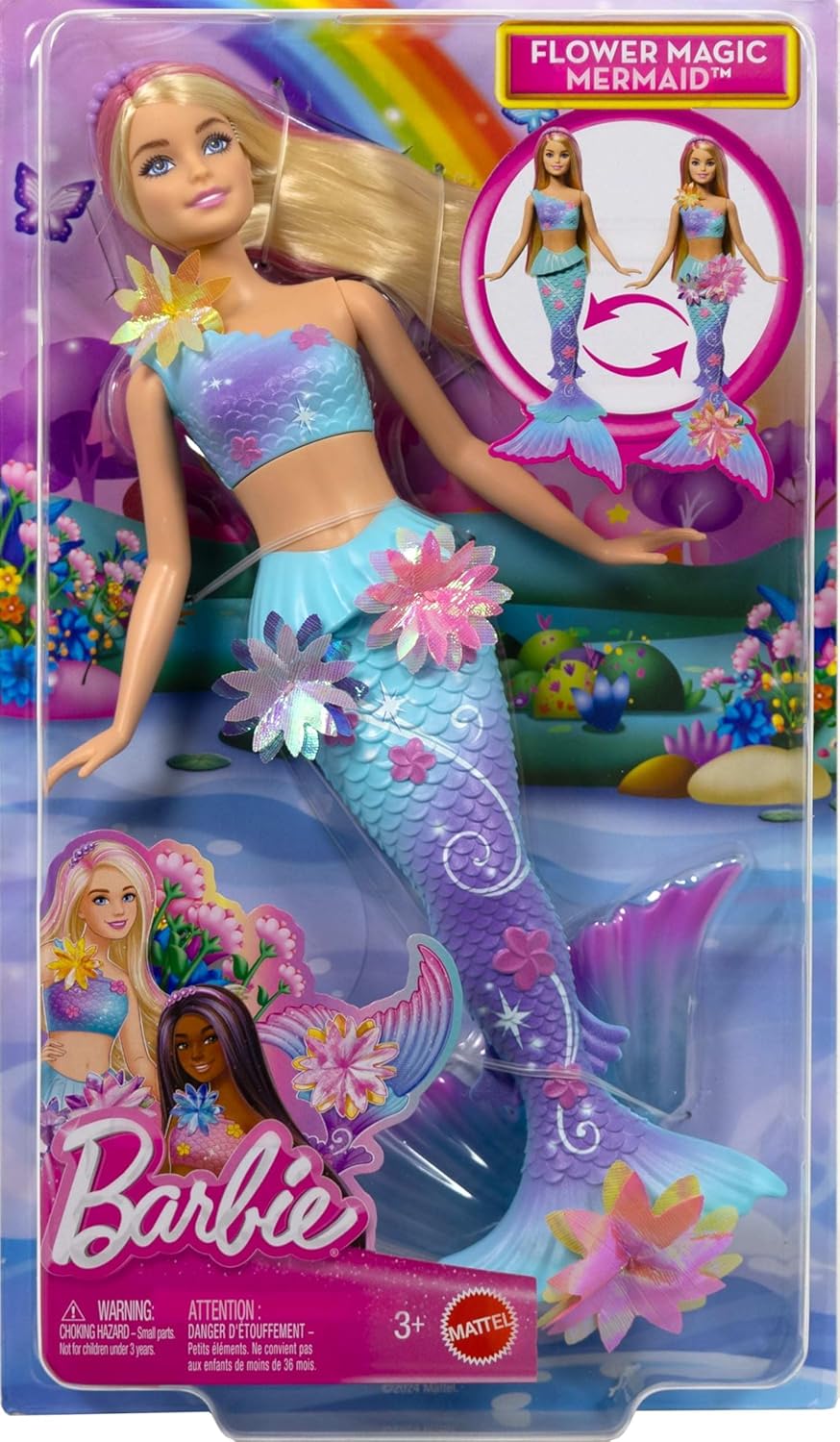BARBIE Flower magic mermaid de MATTEL 2 modelos 