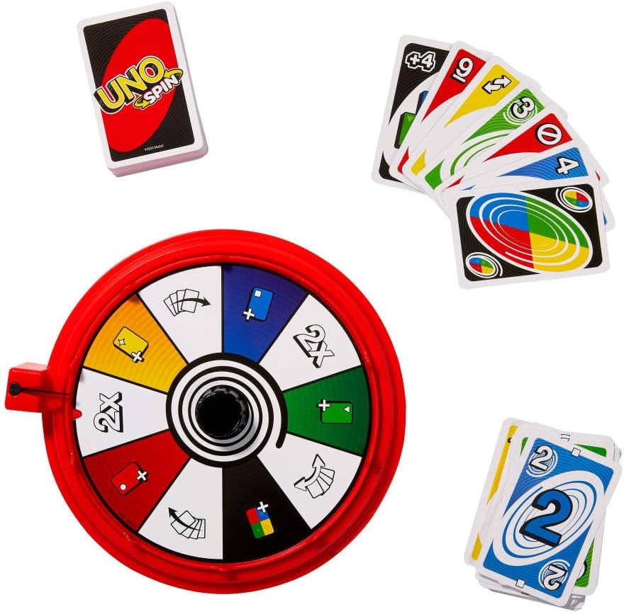 juego de mesa UNO SPIN de MATTEL JGR00