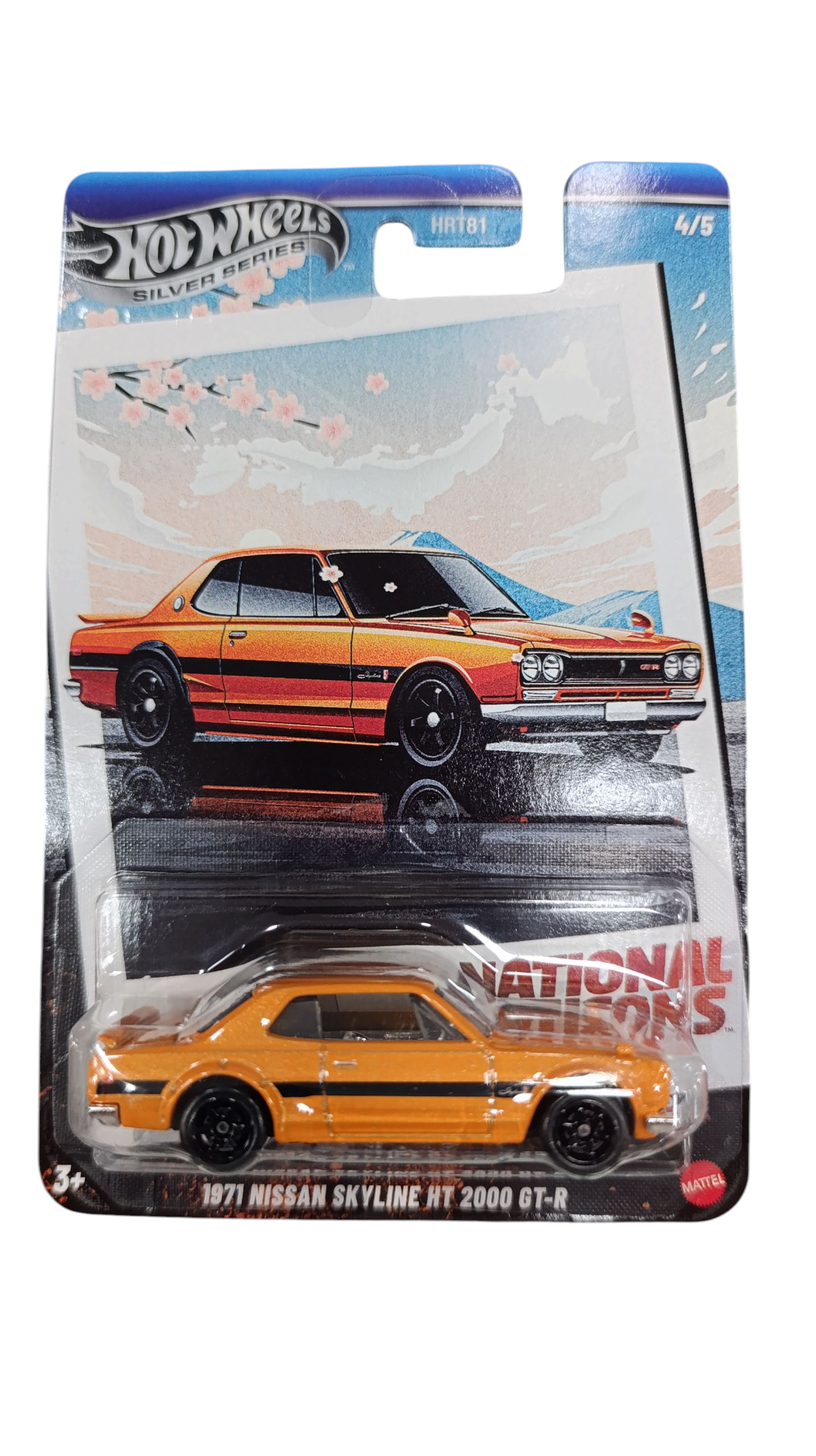 Hot Wheels Silver Series 1971 NISSAN SKYLINE HT 2000 GT-R JBY89