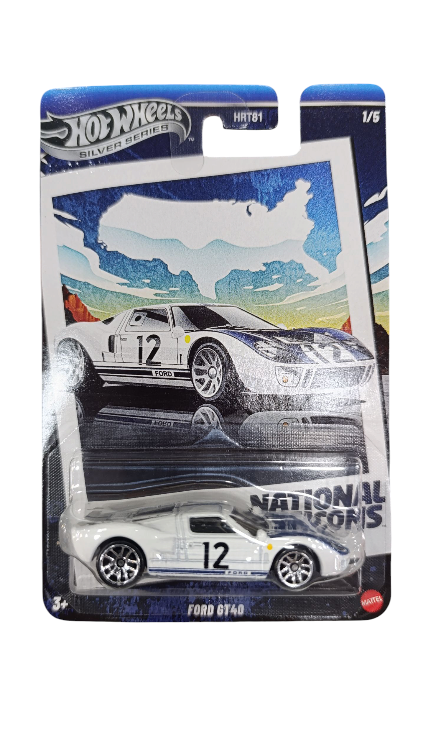 Hot Wheels Silver Series FORD GT40 JBY87