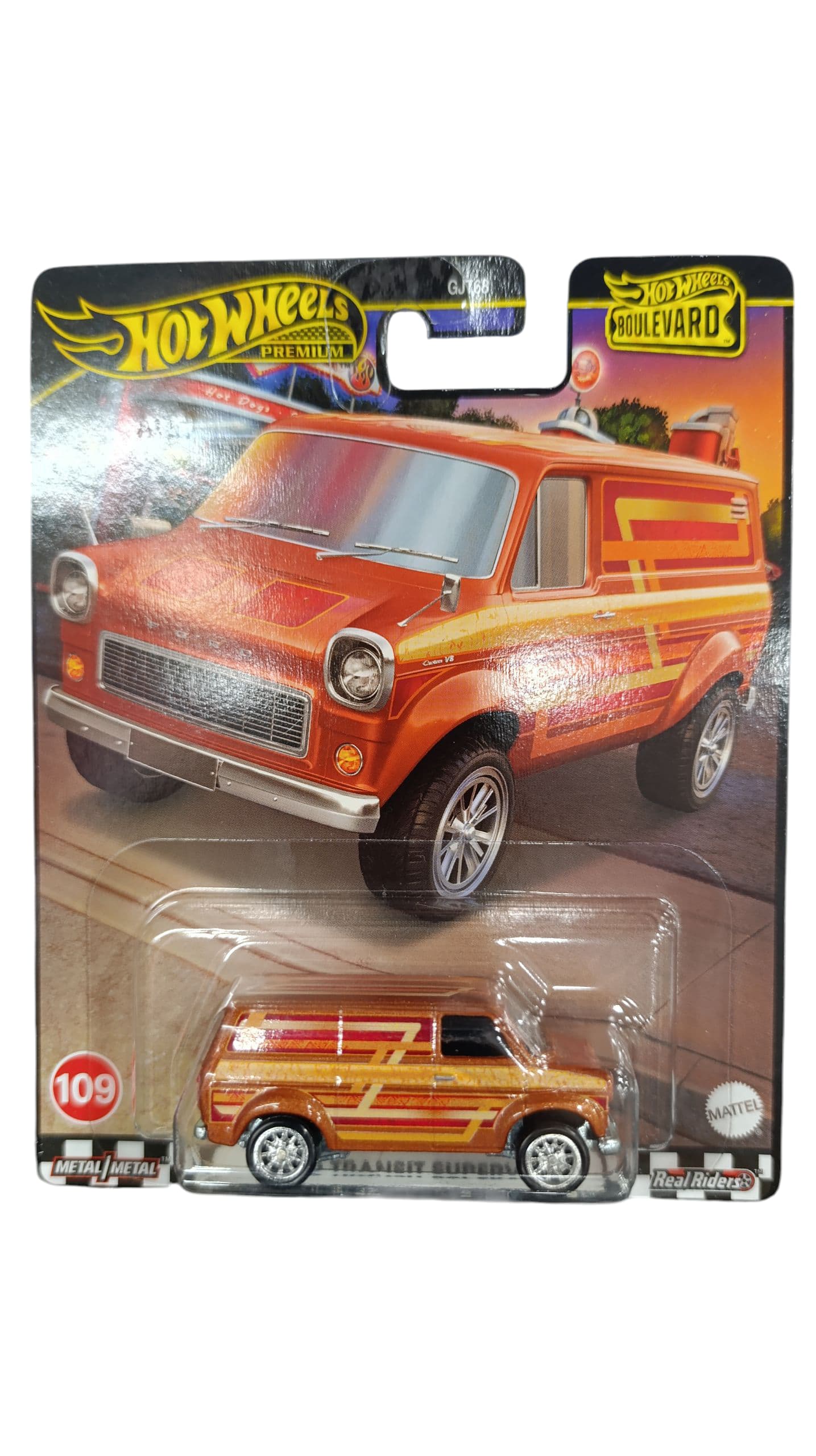 HOT WHEELS PREMIUM BOULEVARD FORD TRANSIT SUPERVAN HRT76