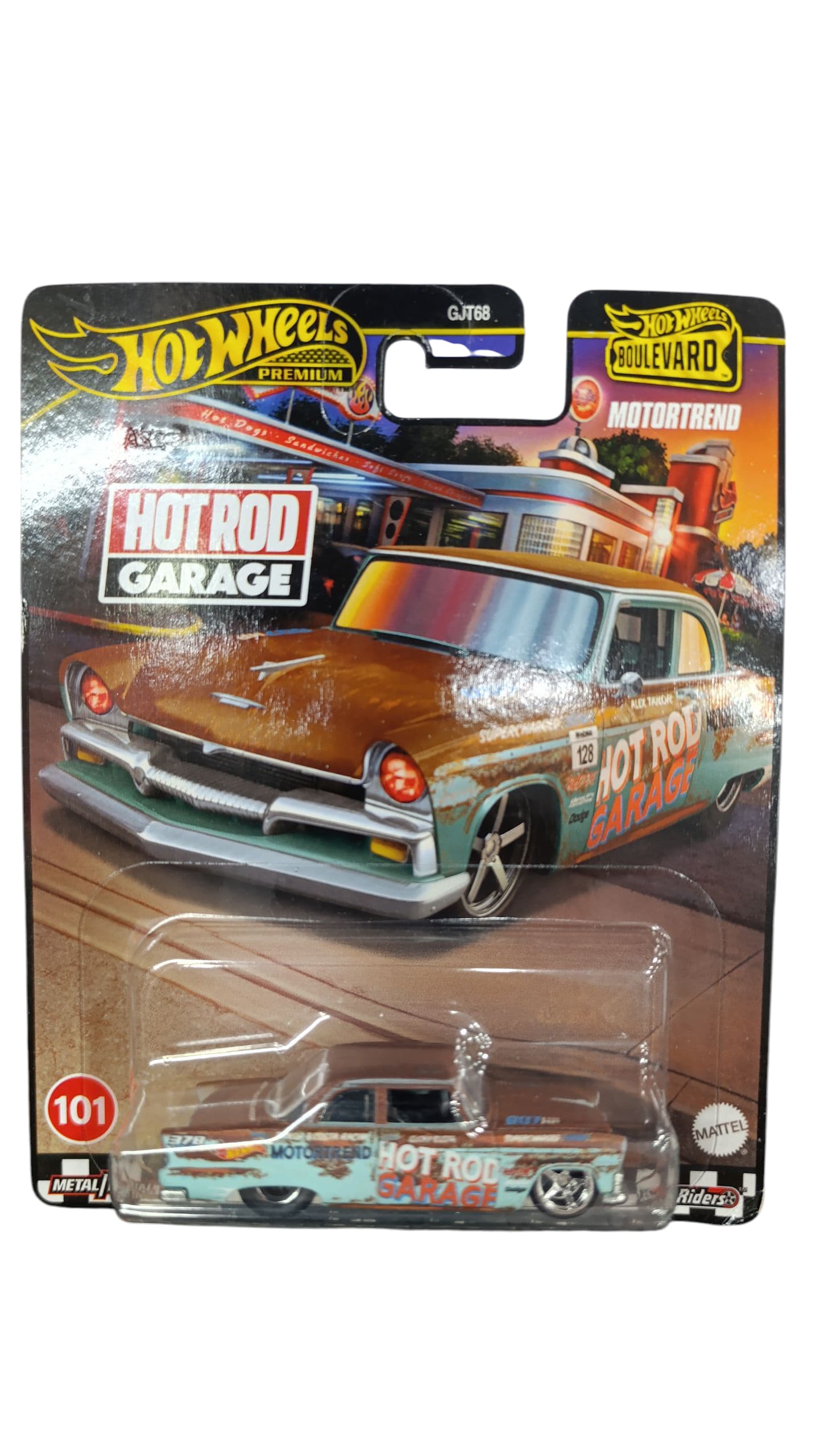 HOT WHEELS PREMIUM BOULEVARD 1955 PLYMOUTH SAVOY HRT58