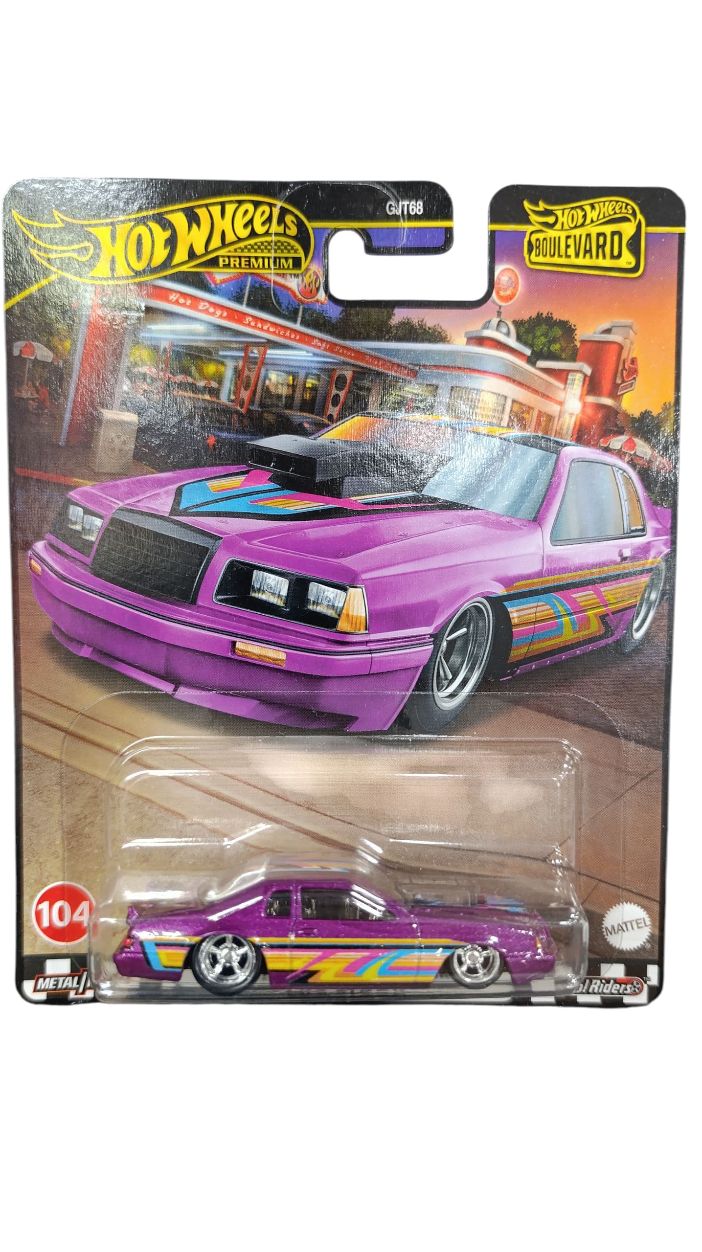 HOT WHEELS PREMIUM BOULEVARD '86 FORD THUNDERBIRD PRO STOCK HRT72