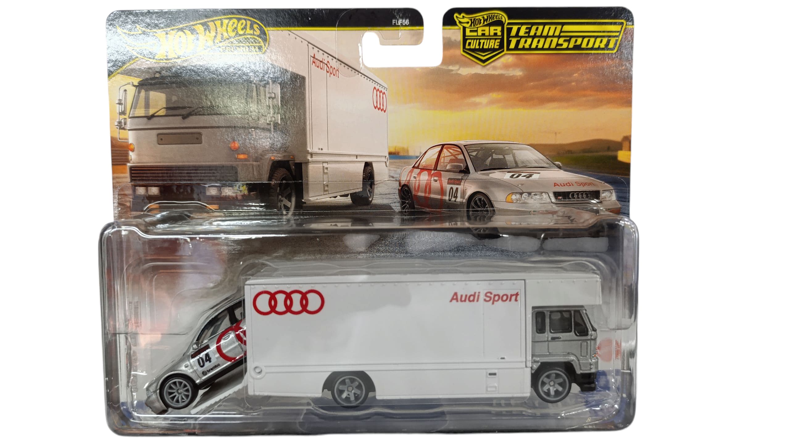 HOT WHEELS PREMIUM TEAM TRANSPORT AUDI S4 QUATTRO FLEET FLYER JBM30