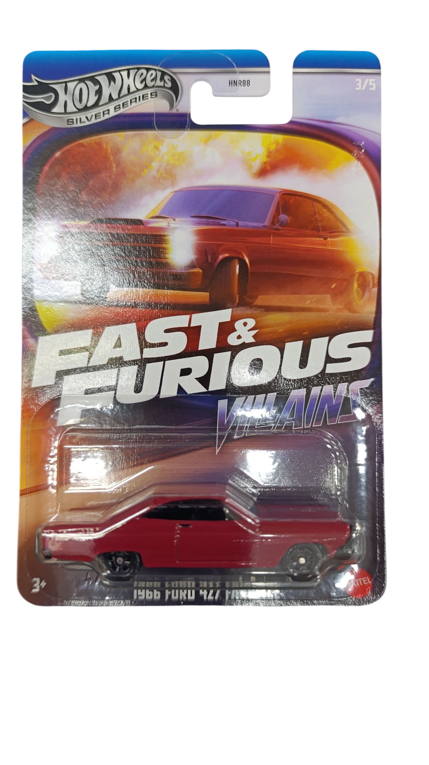 Hot Wheels FAST&FURIOUS VILLAINS 1966 FORD 427 FAIRLANE JBY36
