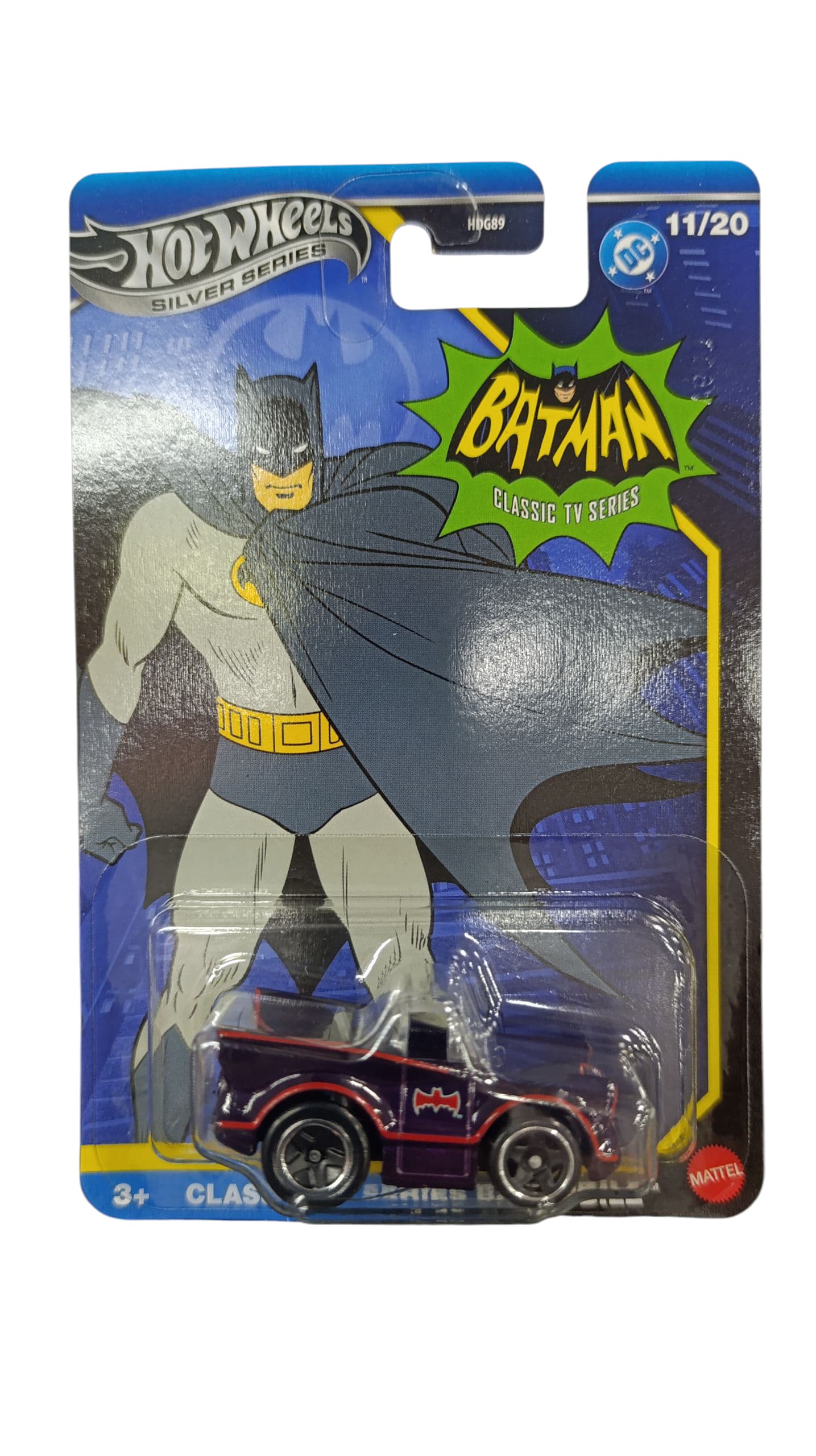 Hot Wheels Silver Series DC CLASSIC TV SERIES BATMOBILE JBY17
