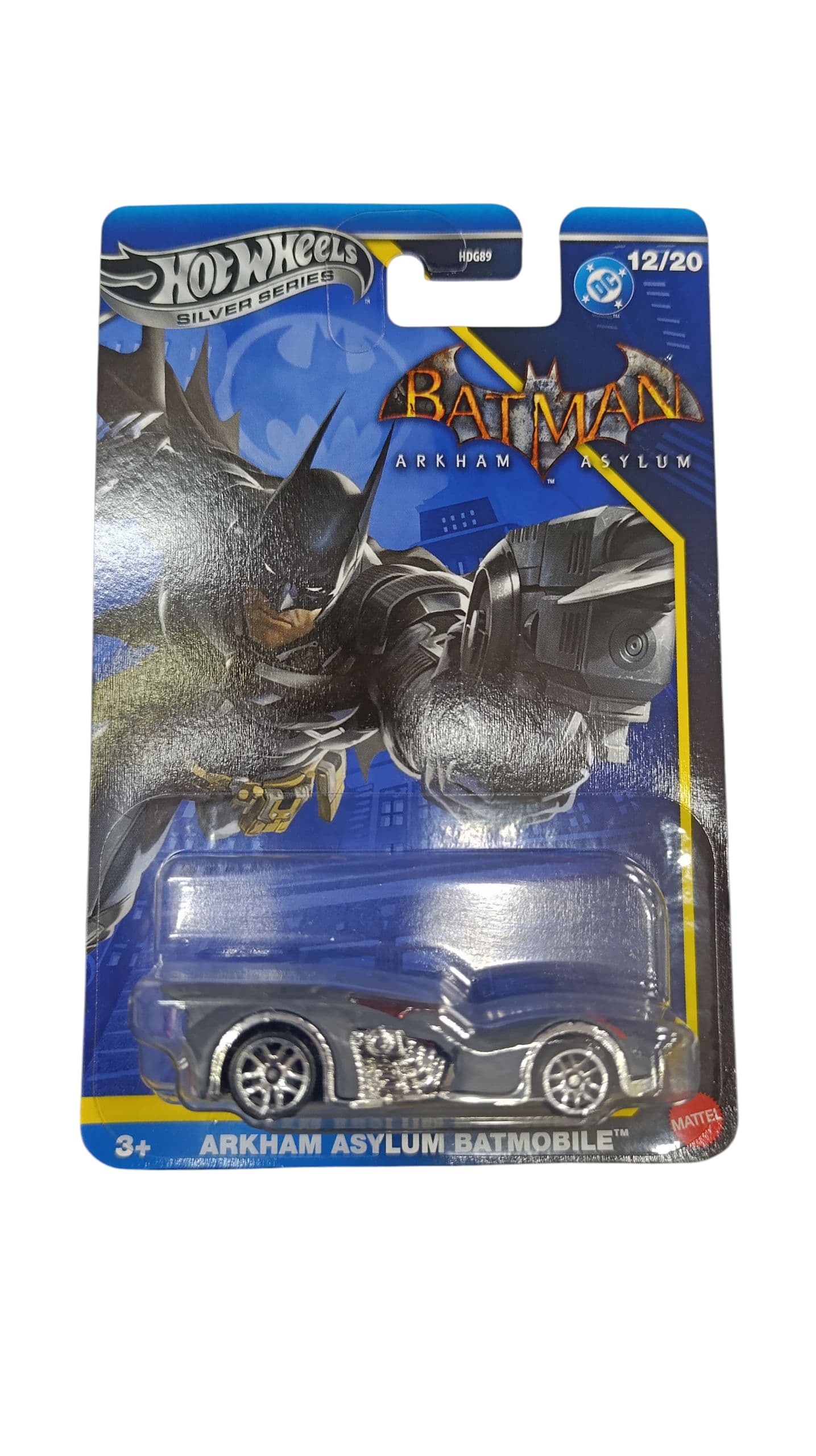 Hot Wheels Silver Series DC ARKHAM ASYLUM BATMOBILE JBY18