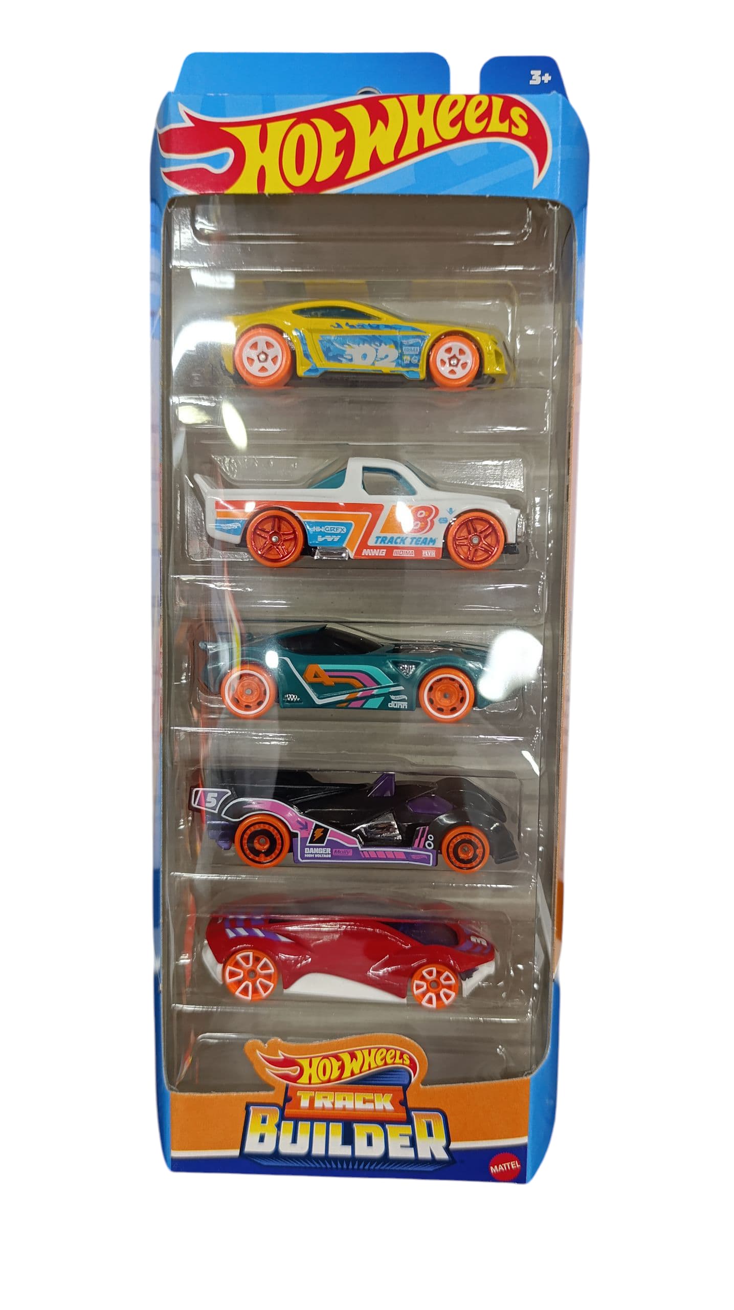 pack 5 HOT WHEELS  TRACK BUILDER HLY69