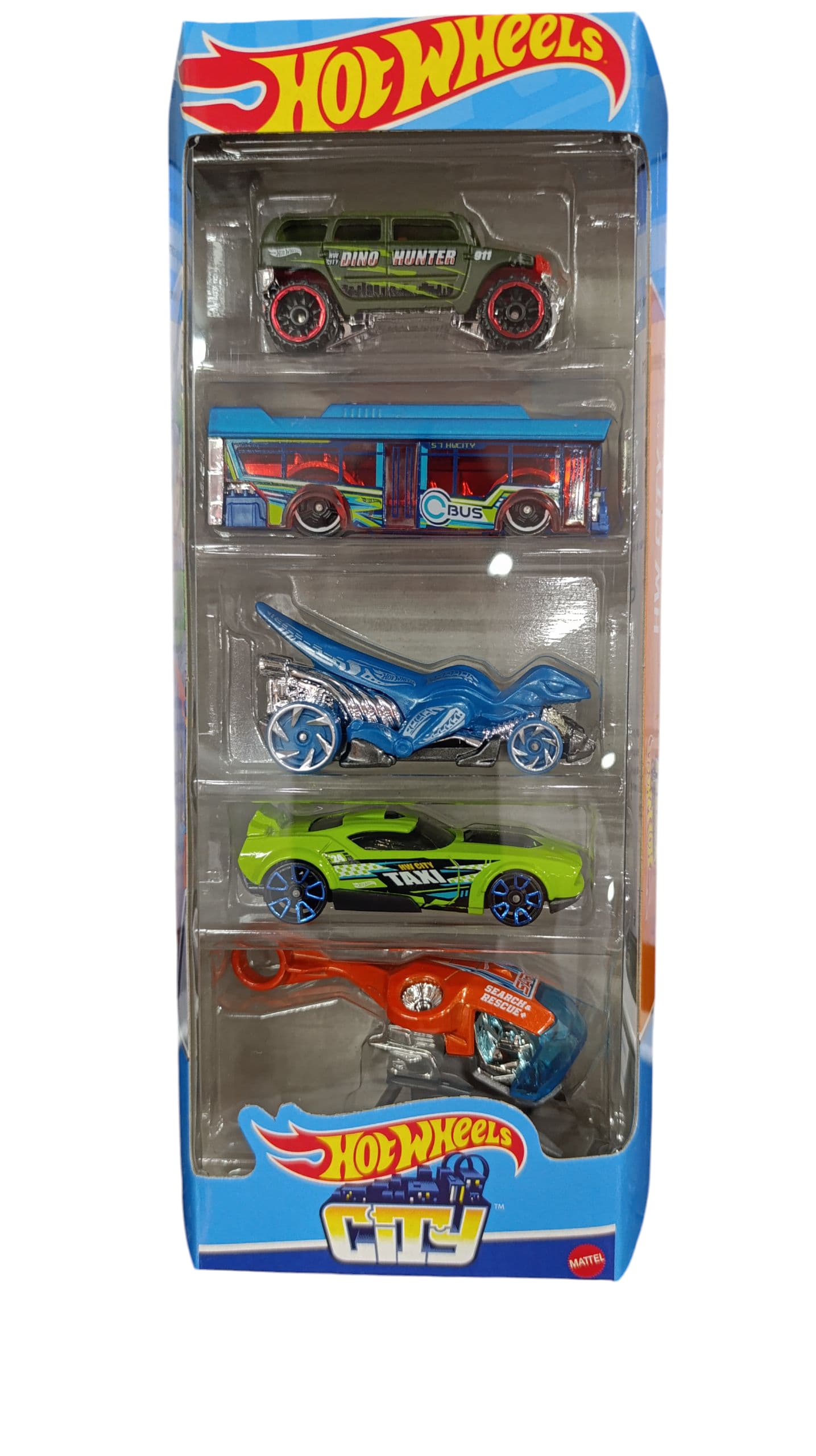 pack 5 HOT WHEELS CITY HLY76