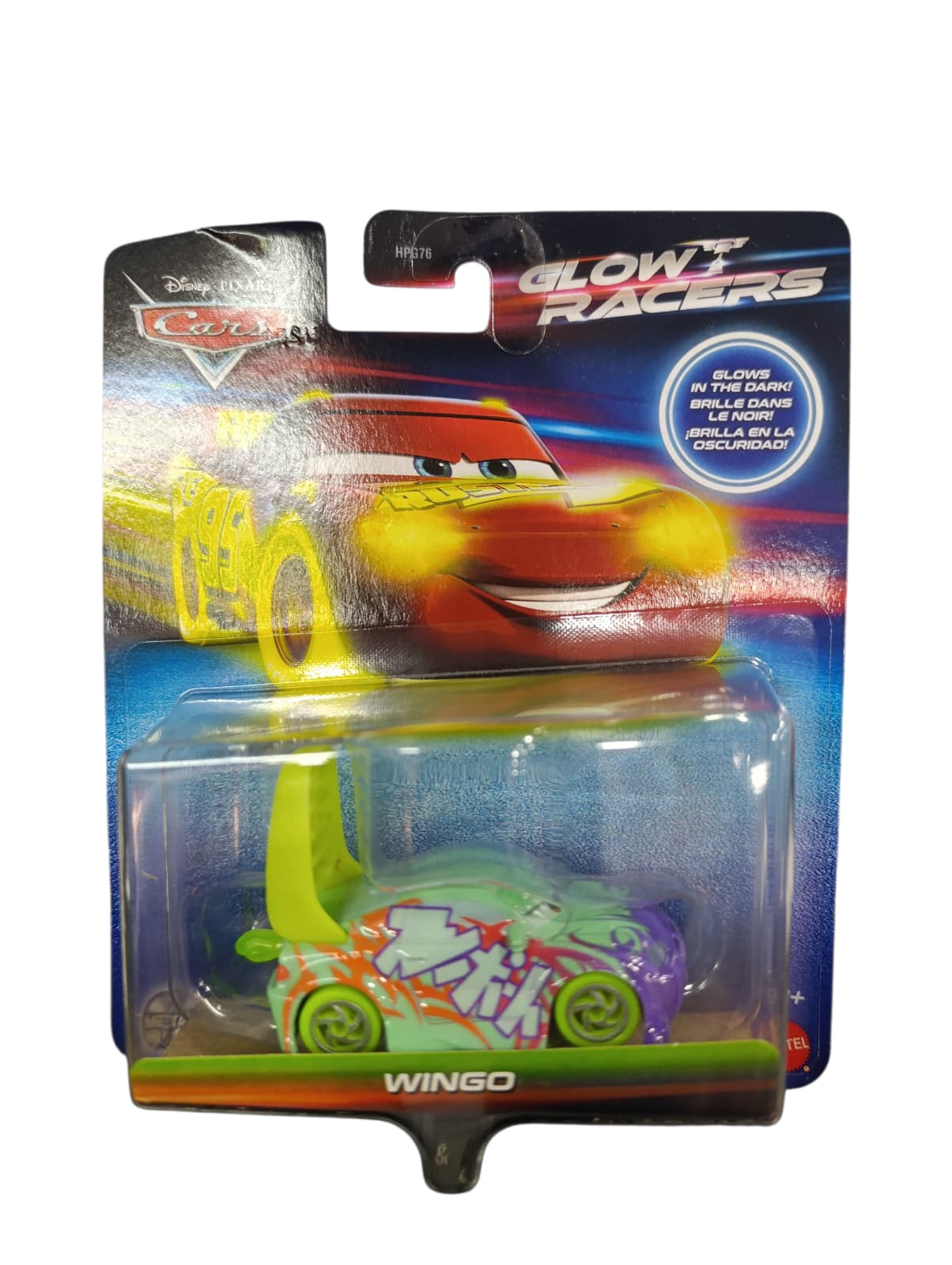 DISNEY PIXAR CARS GLOW RACERS WINGO JDH68