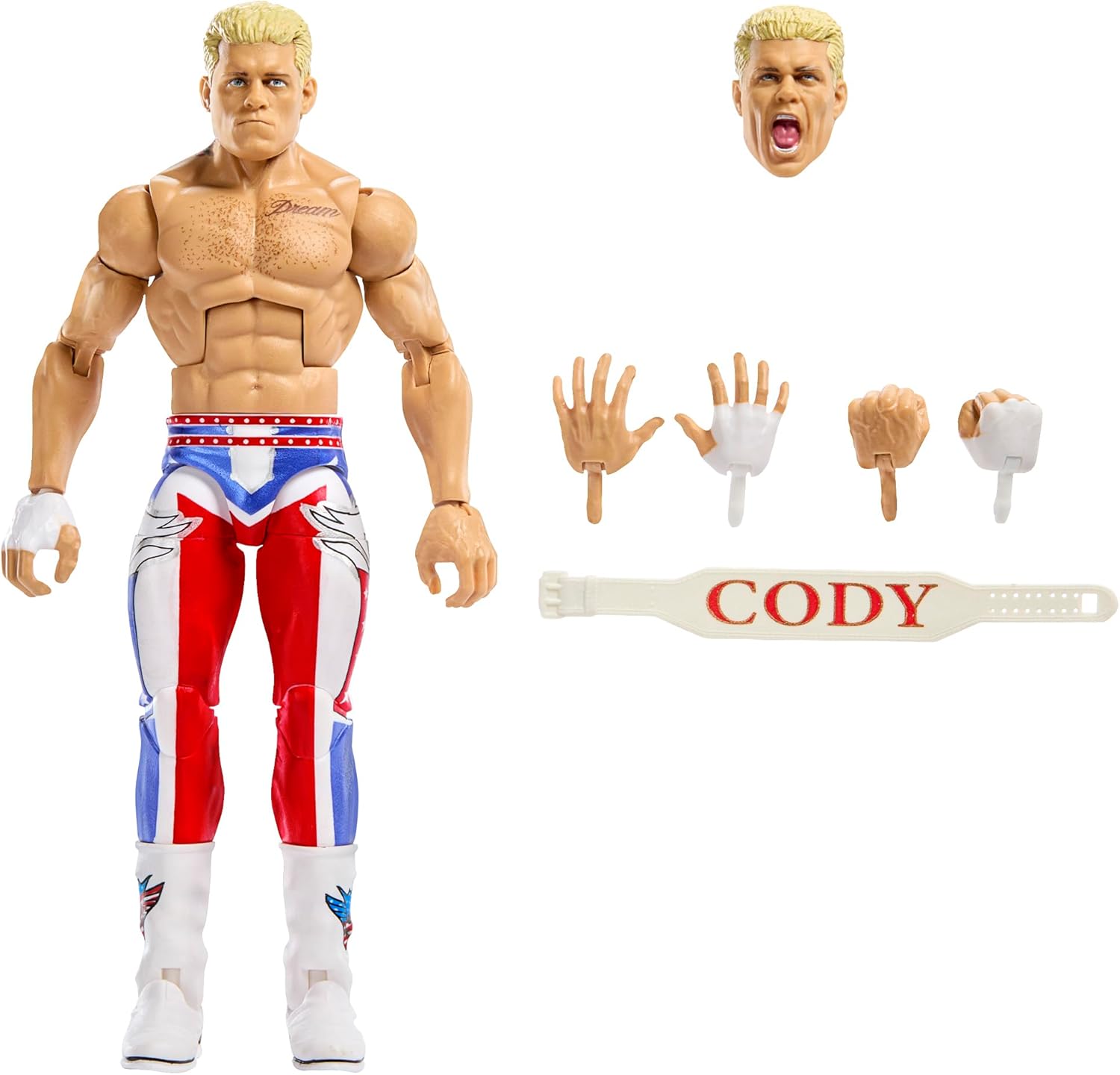 CODY RHODES W ELITE COLLECTION DE MATTEL JCJ46