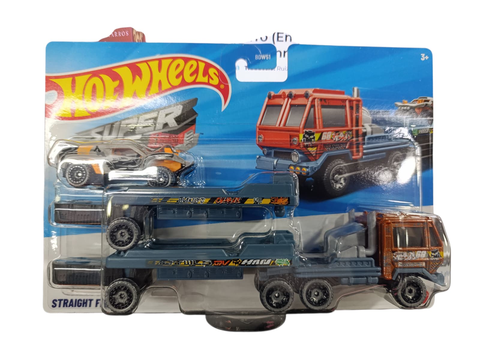 HOT WHEELS SUPER RIGS STRAIGHT FREIGHTIN HVD94