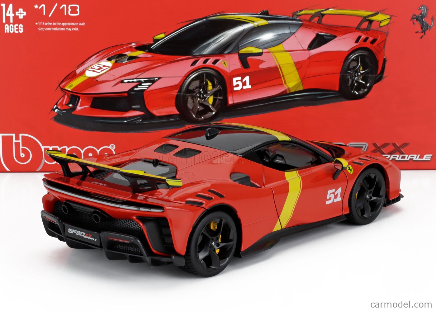 BURAGO 1/18 FERRARI SF90 XX STRADALE LIMITED EDITION