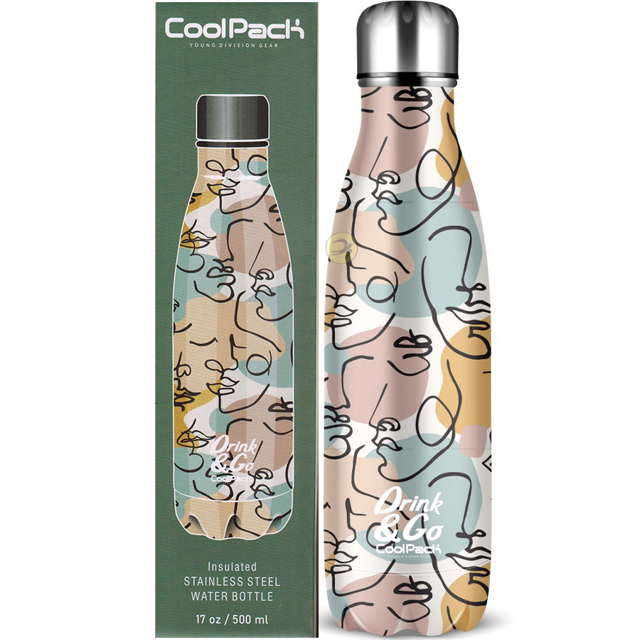 BOTELLA TERMICA 500ML ART DECO DE COOLPACK