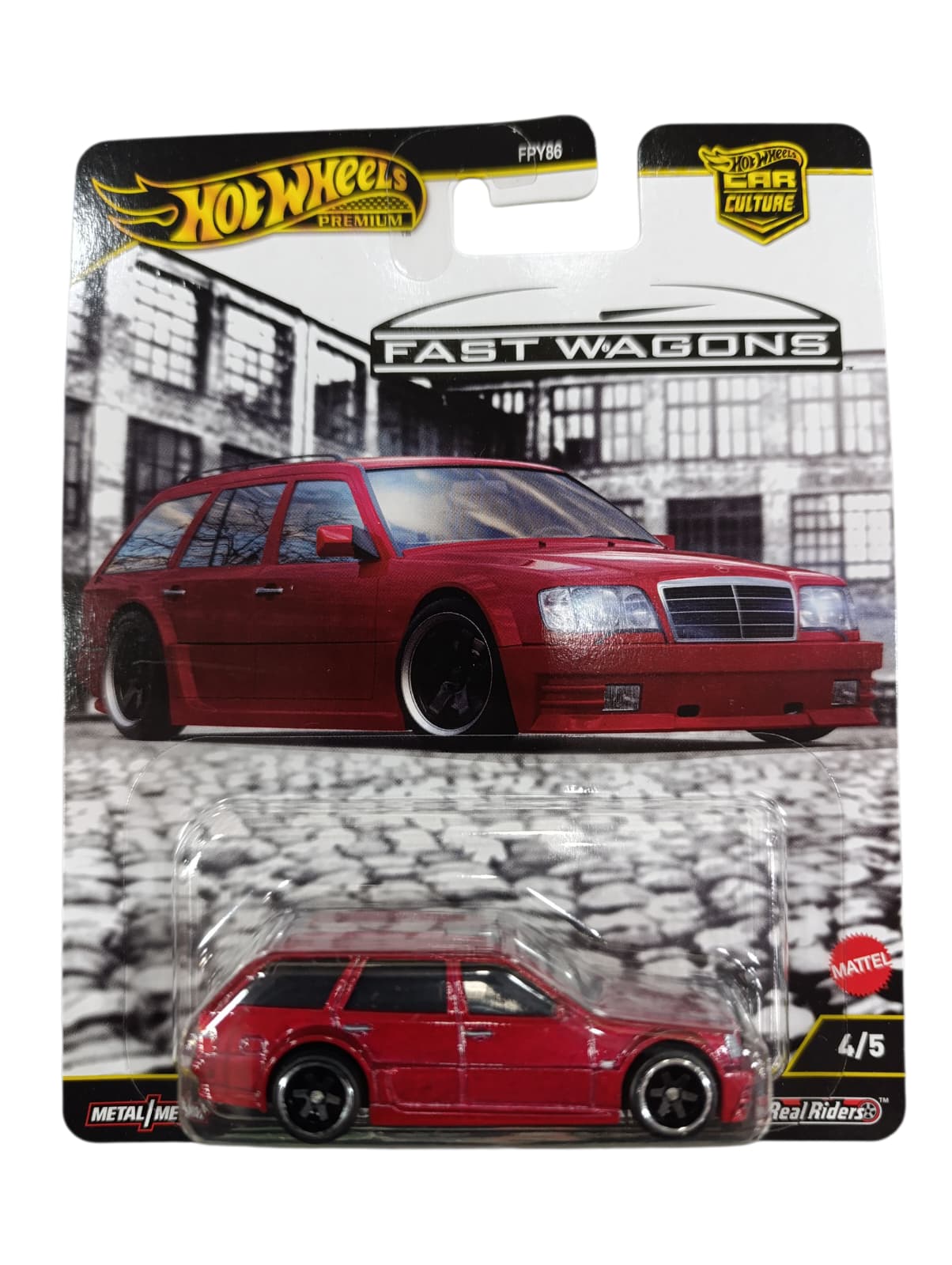 HOTWHEELS PREMIUM CAR CULTURE FAST WAGONS MERCEDES-BENZ E 36 AMG JBK69