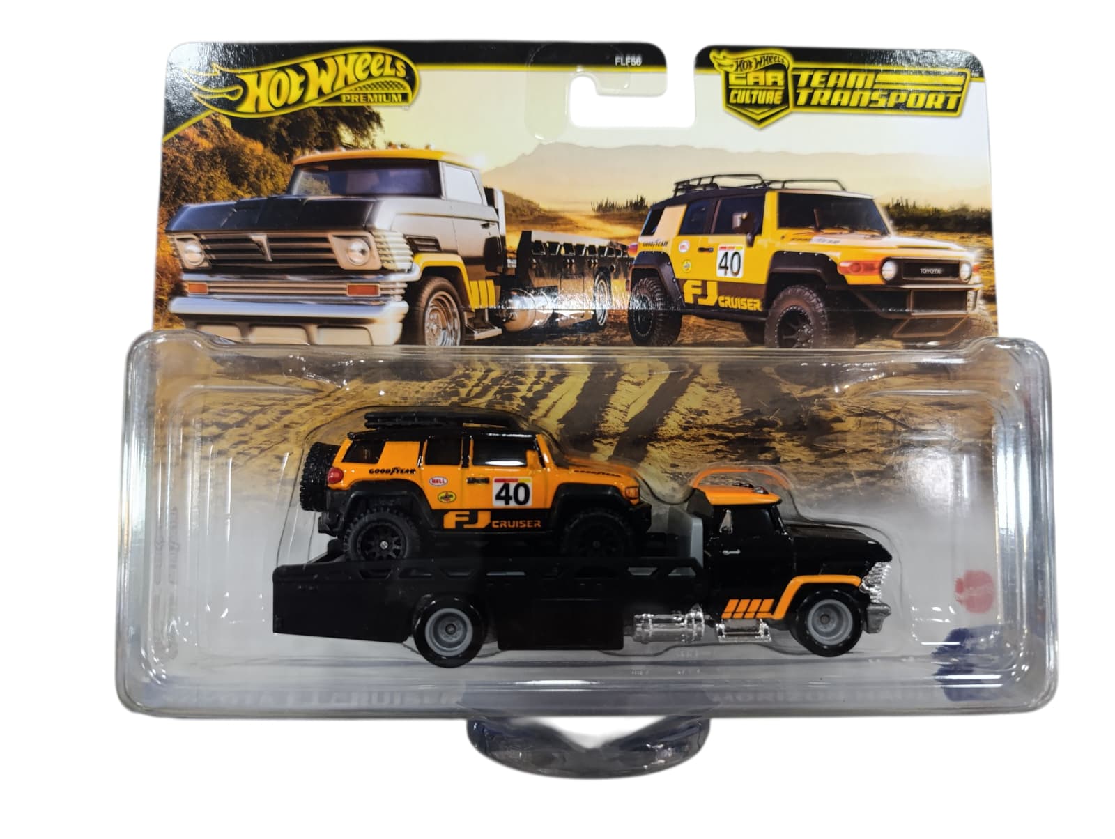 HOTWHEELS PREMIUM CAR CULTURE TEAM TRANSPORT TOYOTA FJ CRUISER JBM33