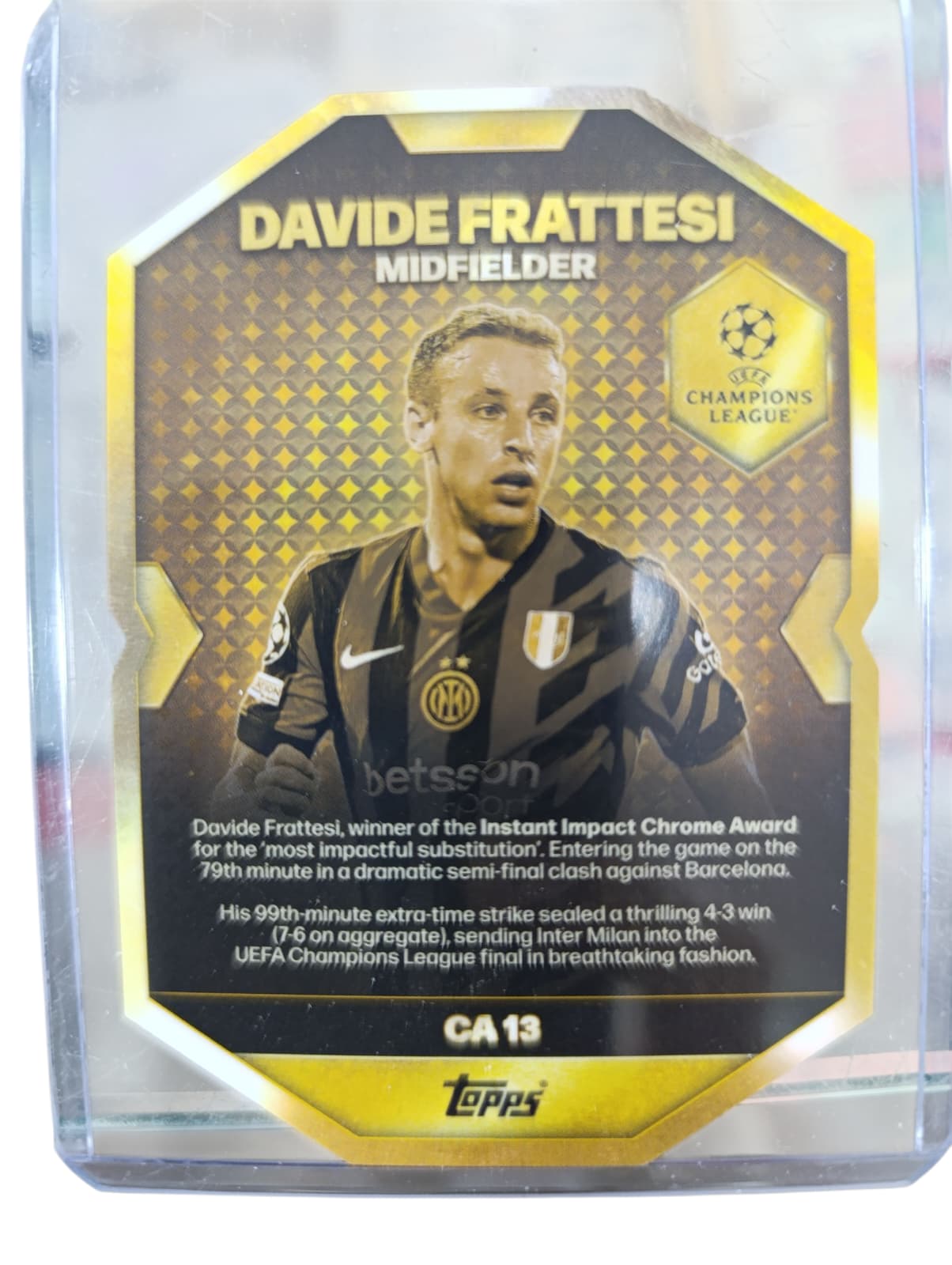 MATCH ATTAX SEASON 2025/26 DAVIDE FRATTESI
