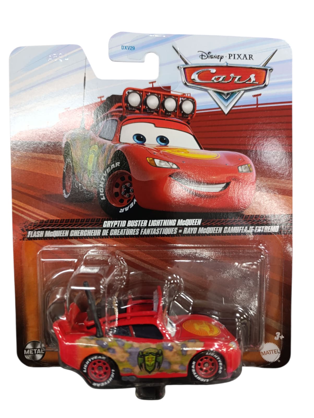 coche metal Disney Pixar CARS 1:55 RAYO CAMUFLAJE EXTREMO HKY29