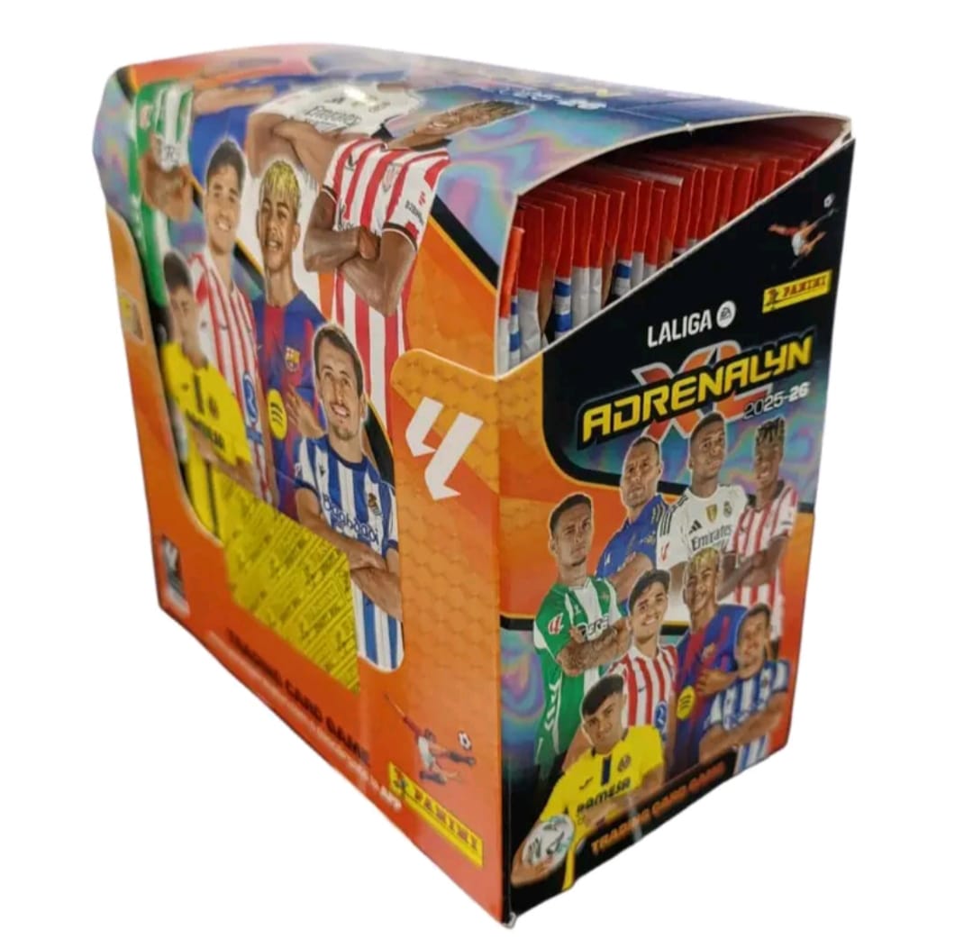 Caja 50 sobres ACTUALIZACIÓN ADRENALYN XL 2025-2026 de PANINI