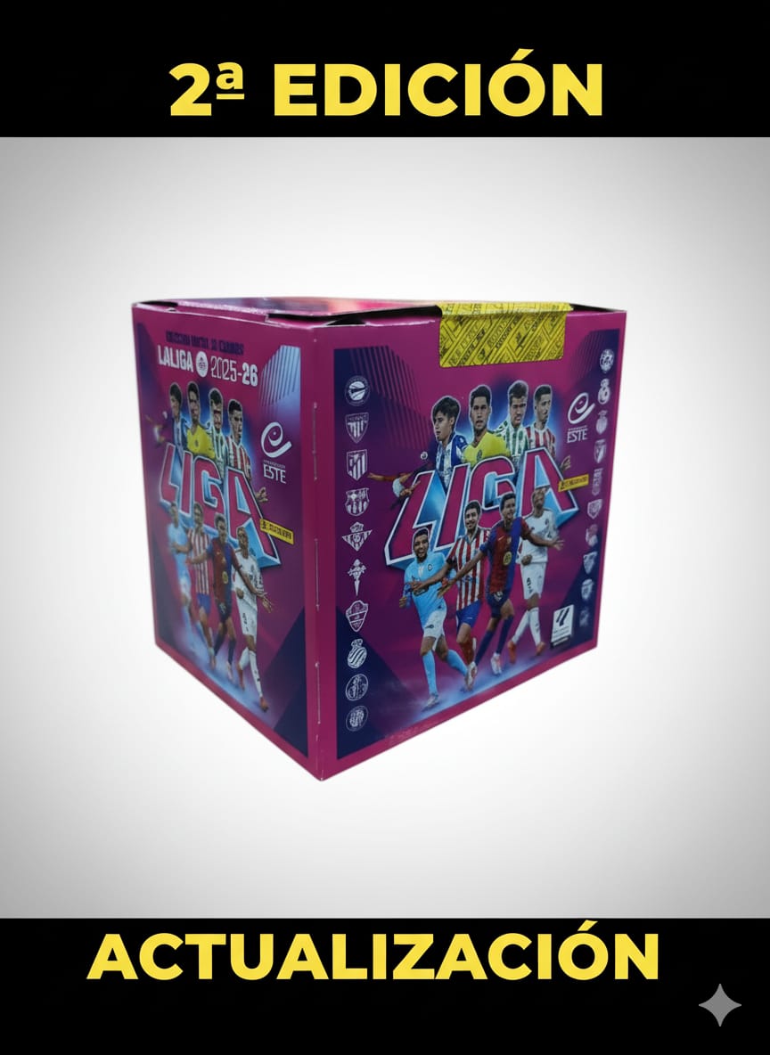 caja 50 sobres LALIGA ESTE 2025-2026 2º EDICION de PANINI