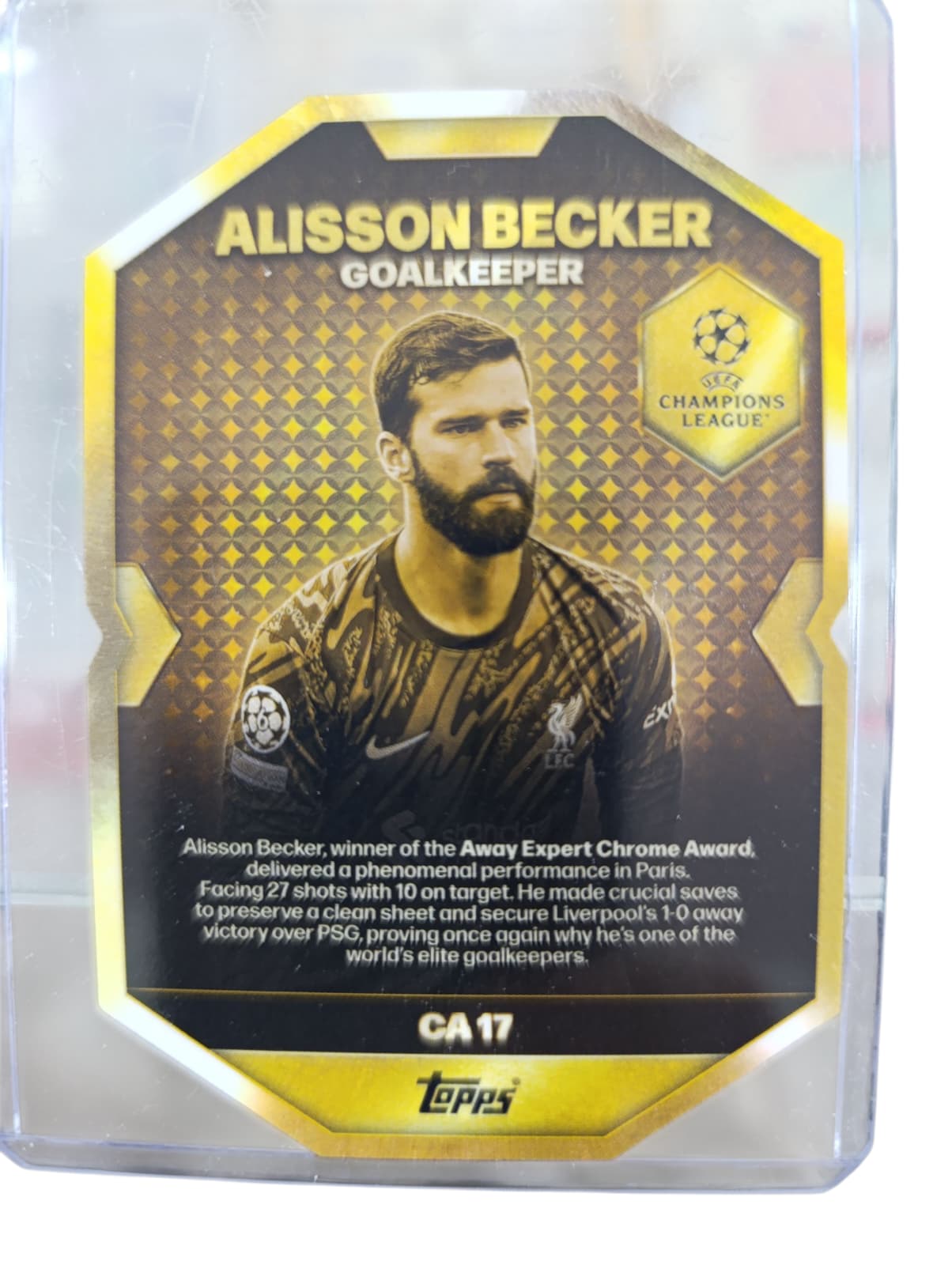 MATCH ATTAX SEASON 2025/26 ALISSON BECKER