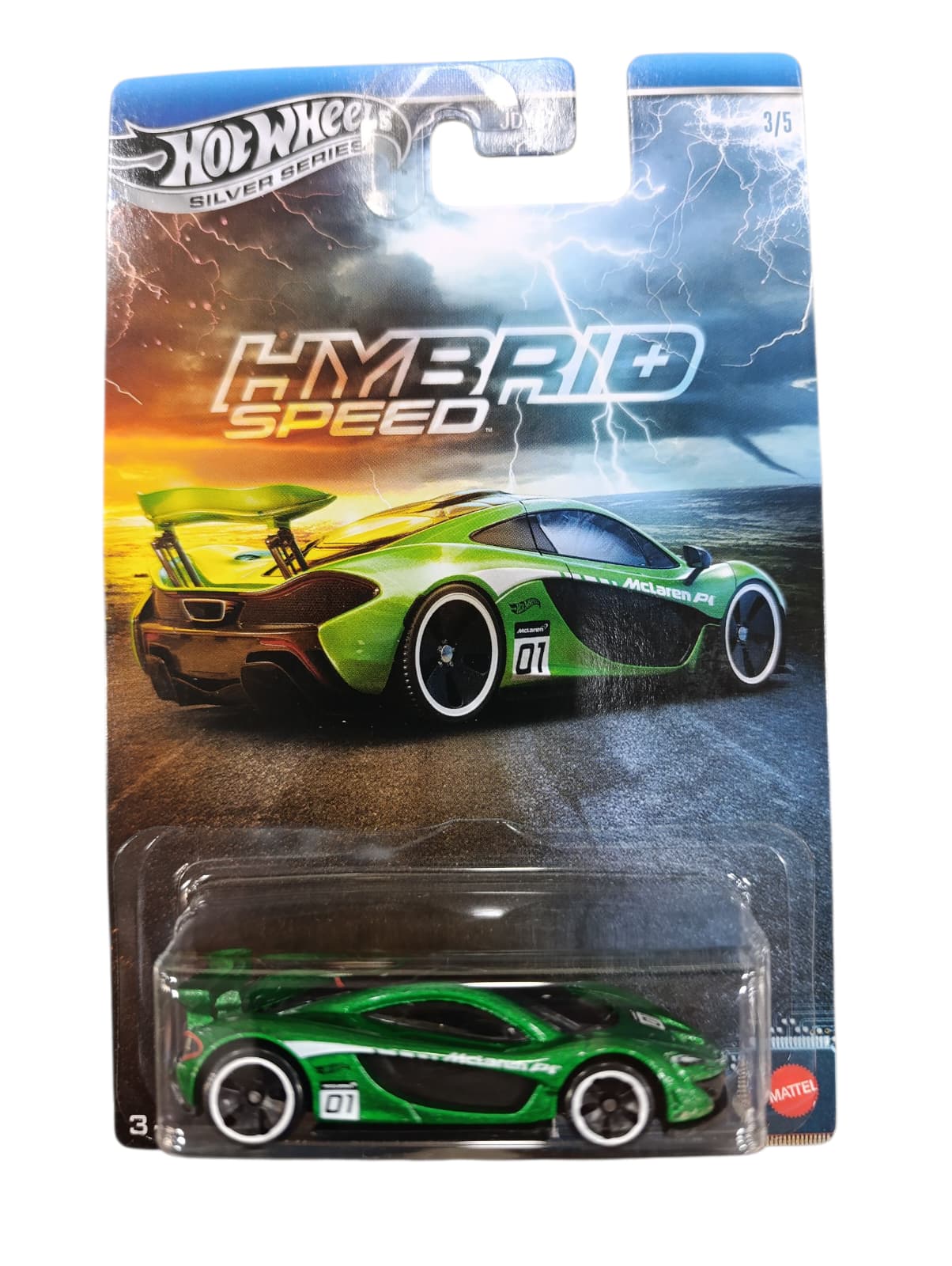 HOTWHEELS SILVER SERIES HYBRID SPEED MCLAREN P1 JCB78