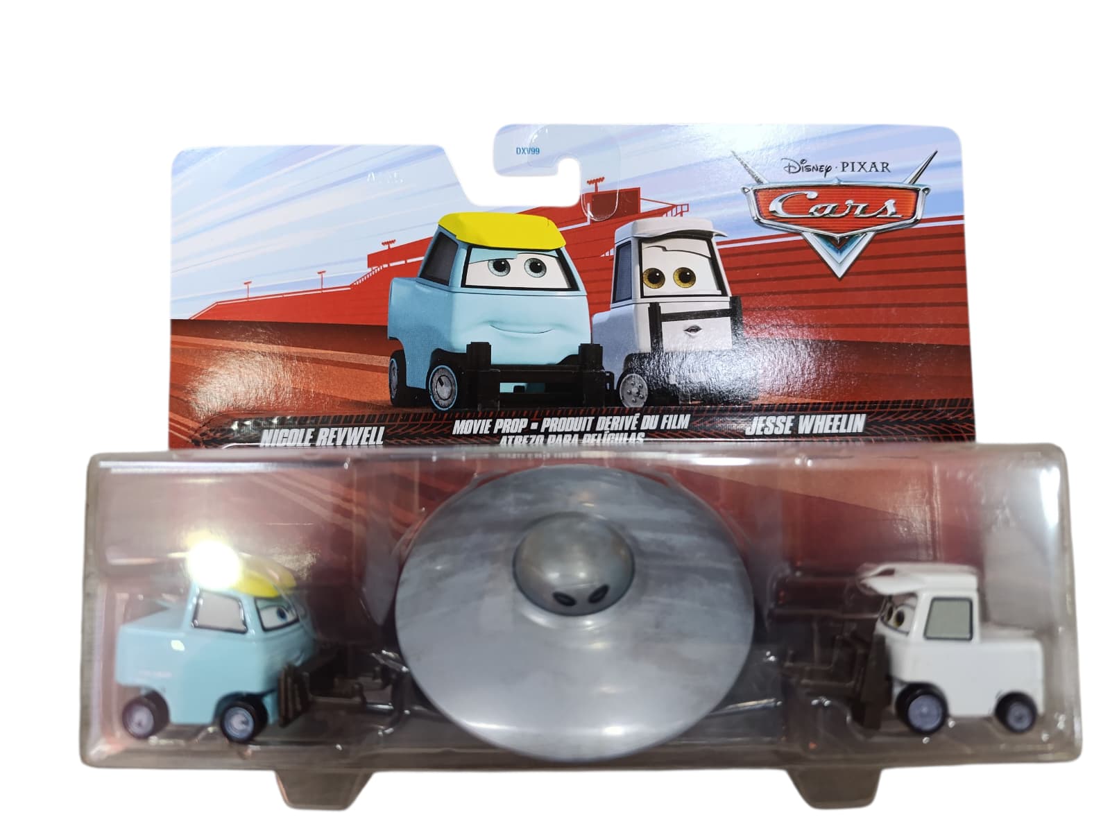 PACK 2 DISNEY CARS PIXAR NICOLE REVWELL+JESSE WHEELIN HTX15
