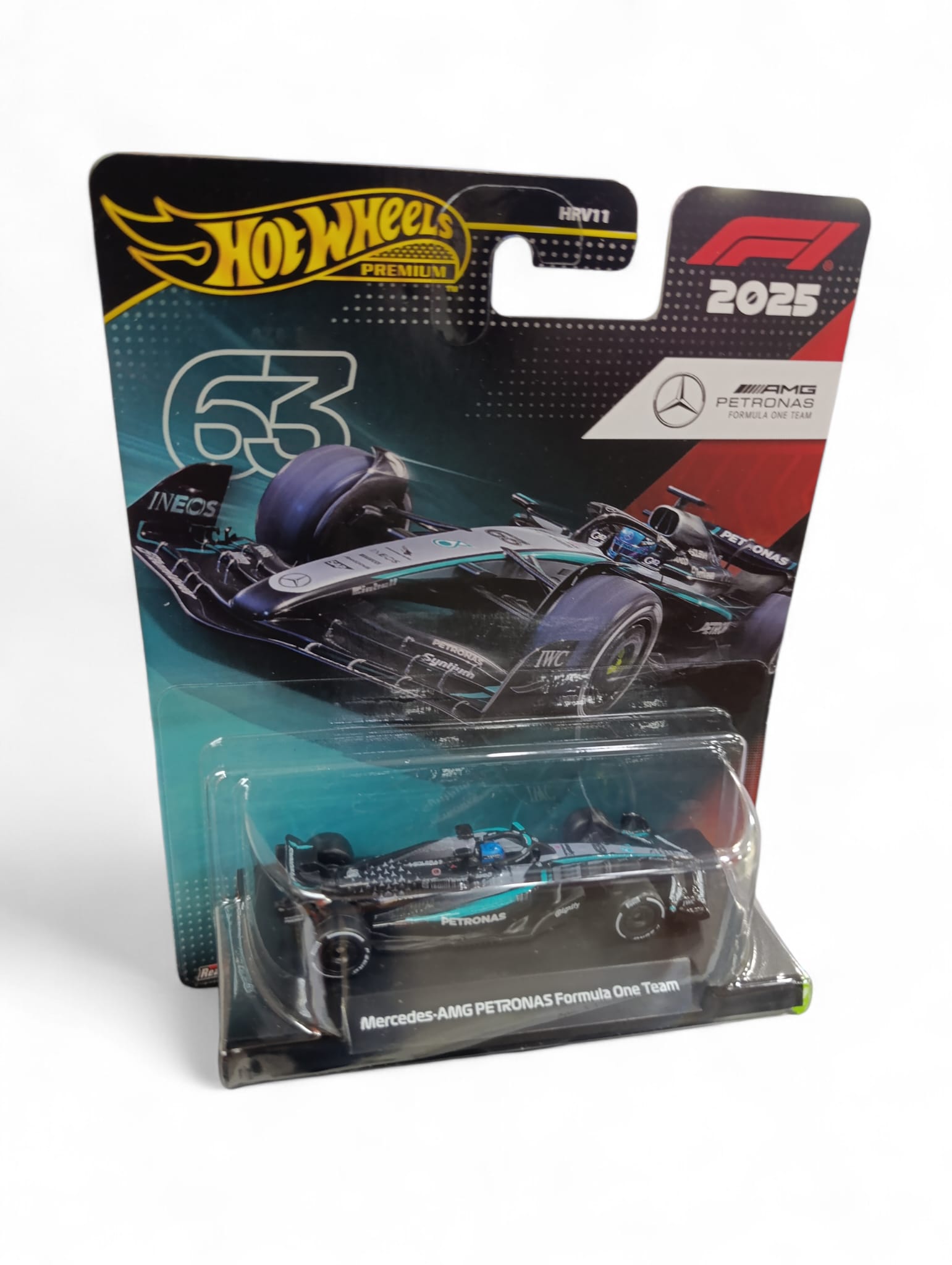 HOT WHEELS PREMIUM F1 2025 MERCEDES-AMG PETRONAS FORMULA ONE TEAM JKD80
