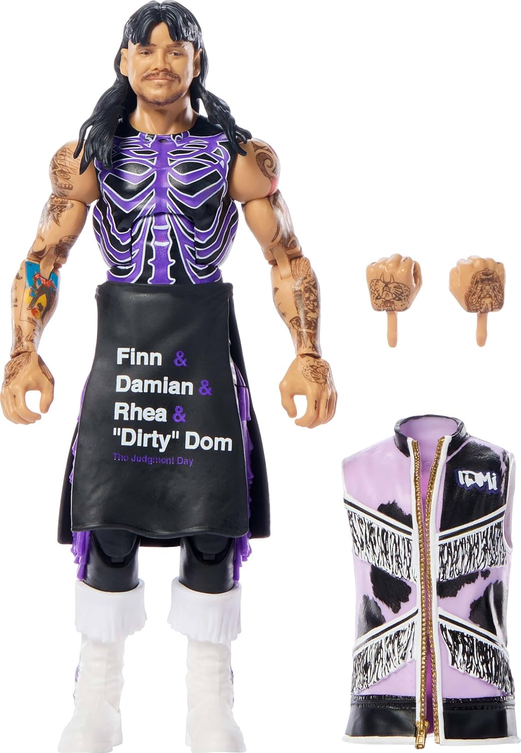 DIRTY DOMINIK MYSTERIO W ELITE COLLECTION DE MATTEL JCJ23