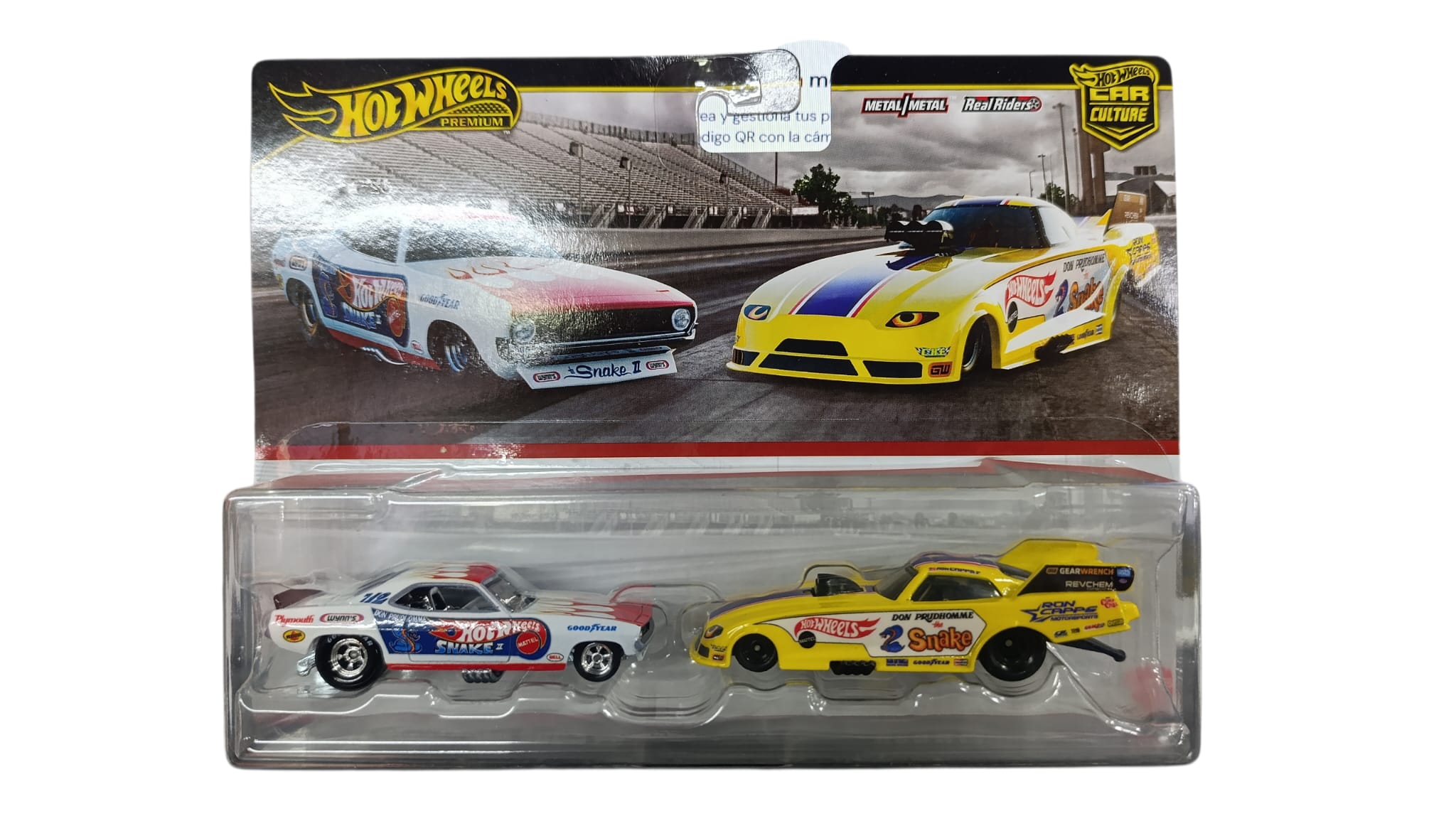 HOTWHEELS PREMIUM CAR CULTURE ASST.HBL96 '72 PLYMOUTH CUDA FC+ROB'N PINKS JBL01