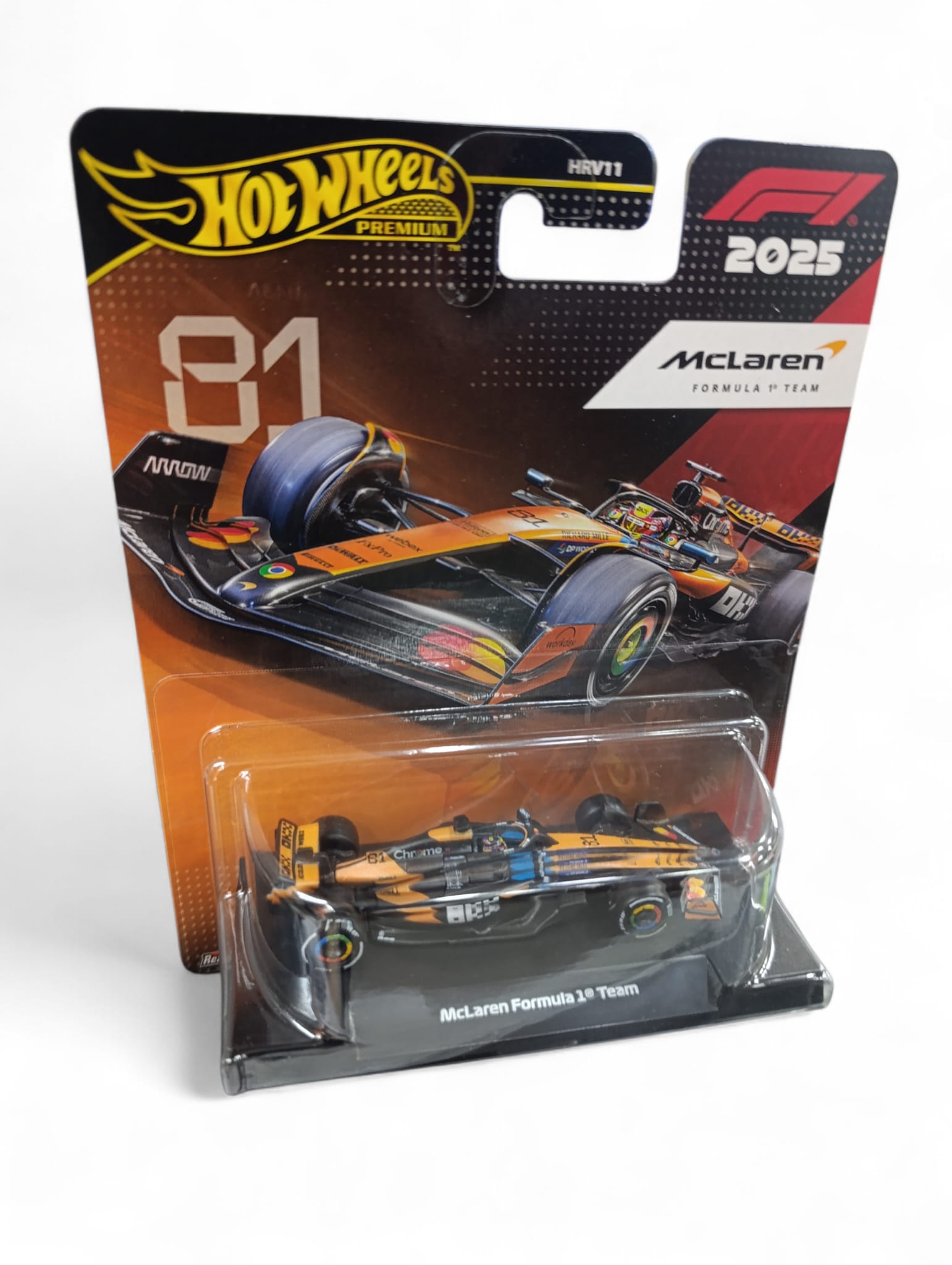 HOT WHEELS PREMIUM F1 2025 MCLAREN FORMULA n81 1 TEAM JKD88