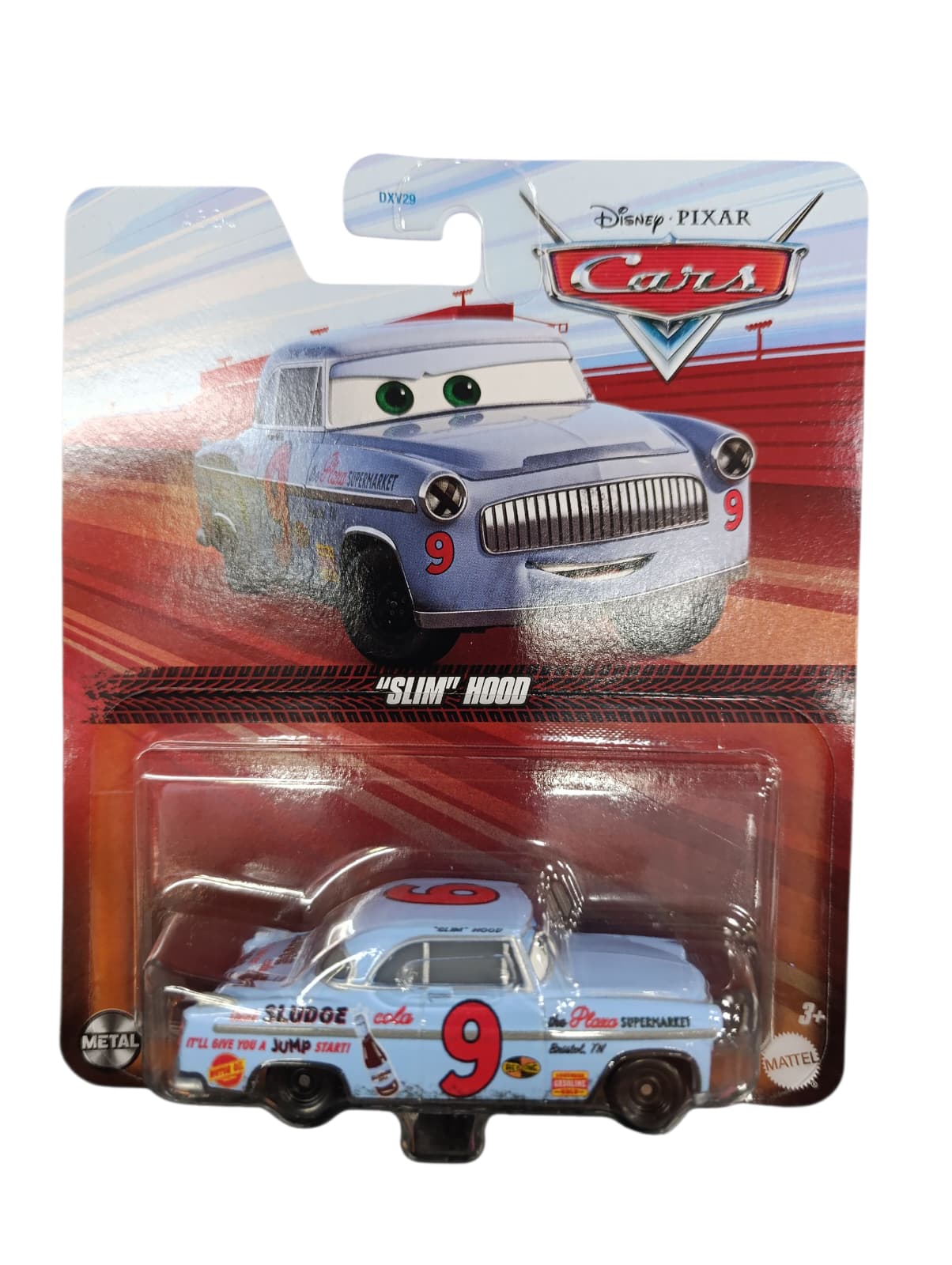 coche metal Disney Pixar CARS 1:55 "SLIM" HOOD GBY19
