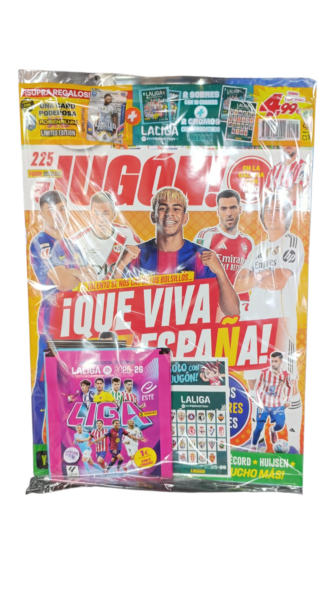 REVISTA JUGÓN 225 DE PANINI