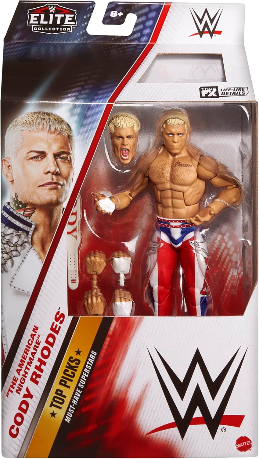 CODY RHODES W ELITE COLLECTION DE MATTEL JCJ46