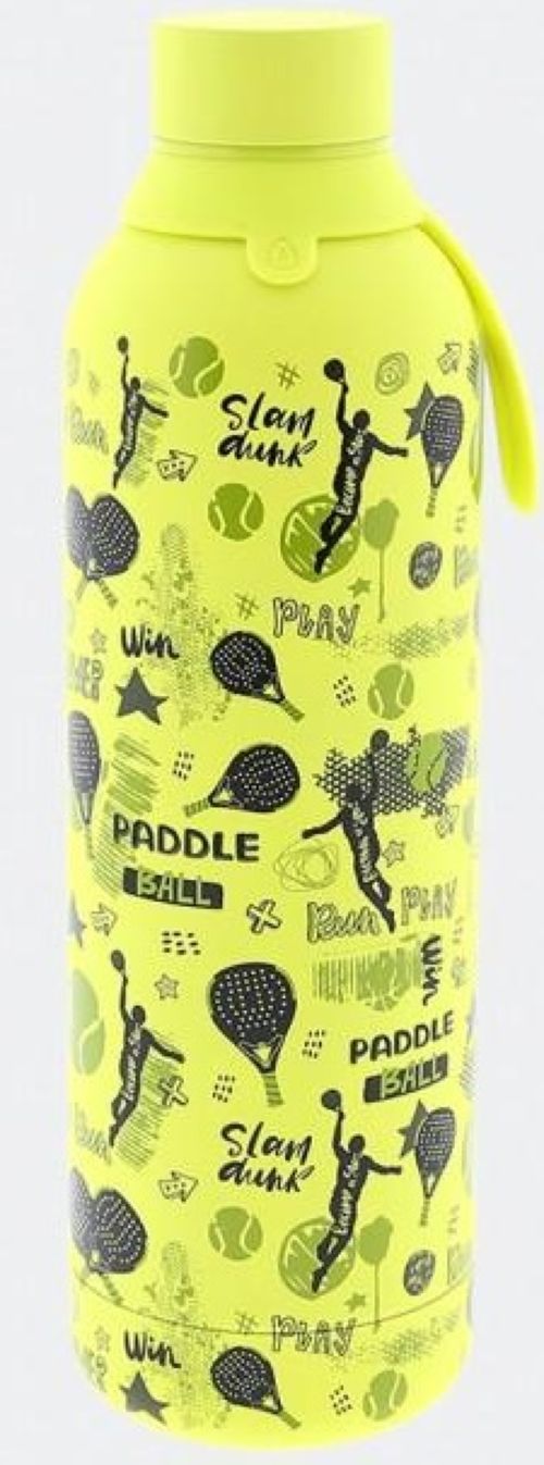 BOTELLA TERMICA JUVENIL 750ML PISTACHO PADDEL DE AUREA